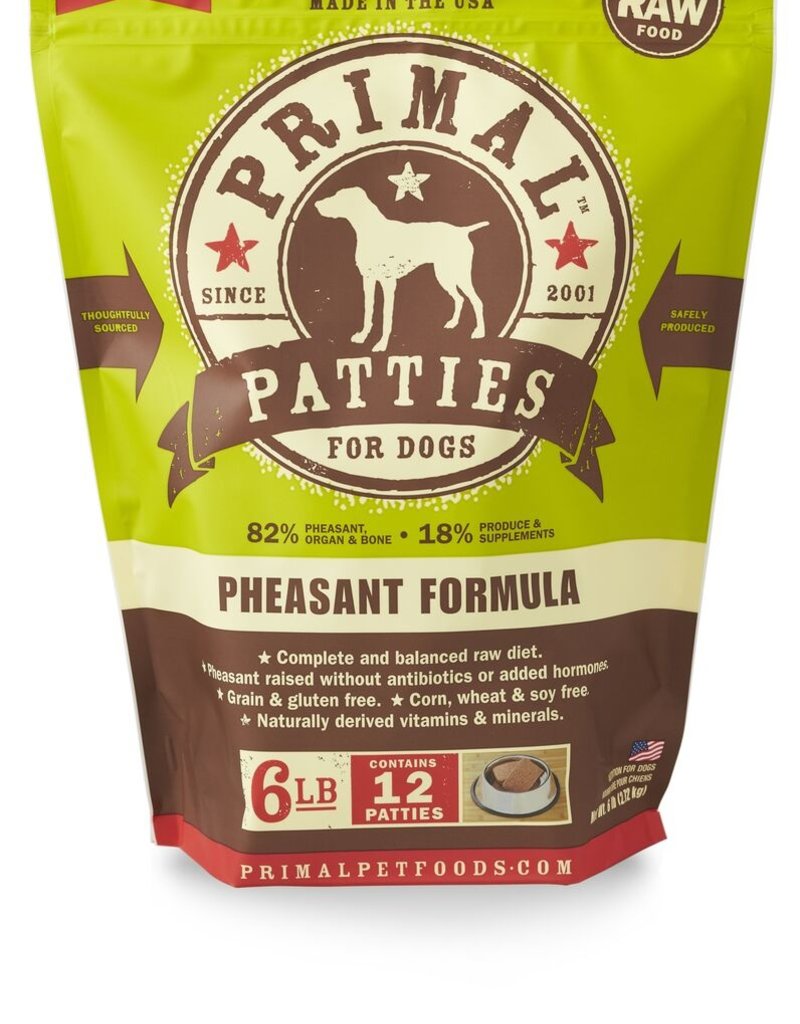 Primal Raw Frozen Canine Patties Pawtopia Your Pet's Nutritionist