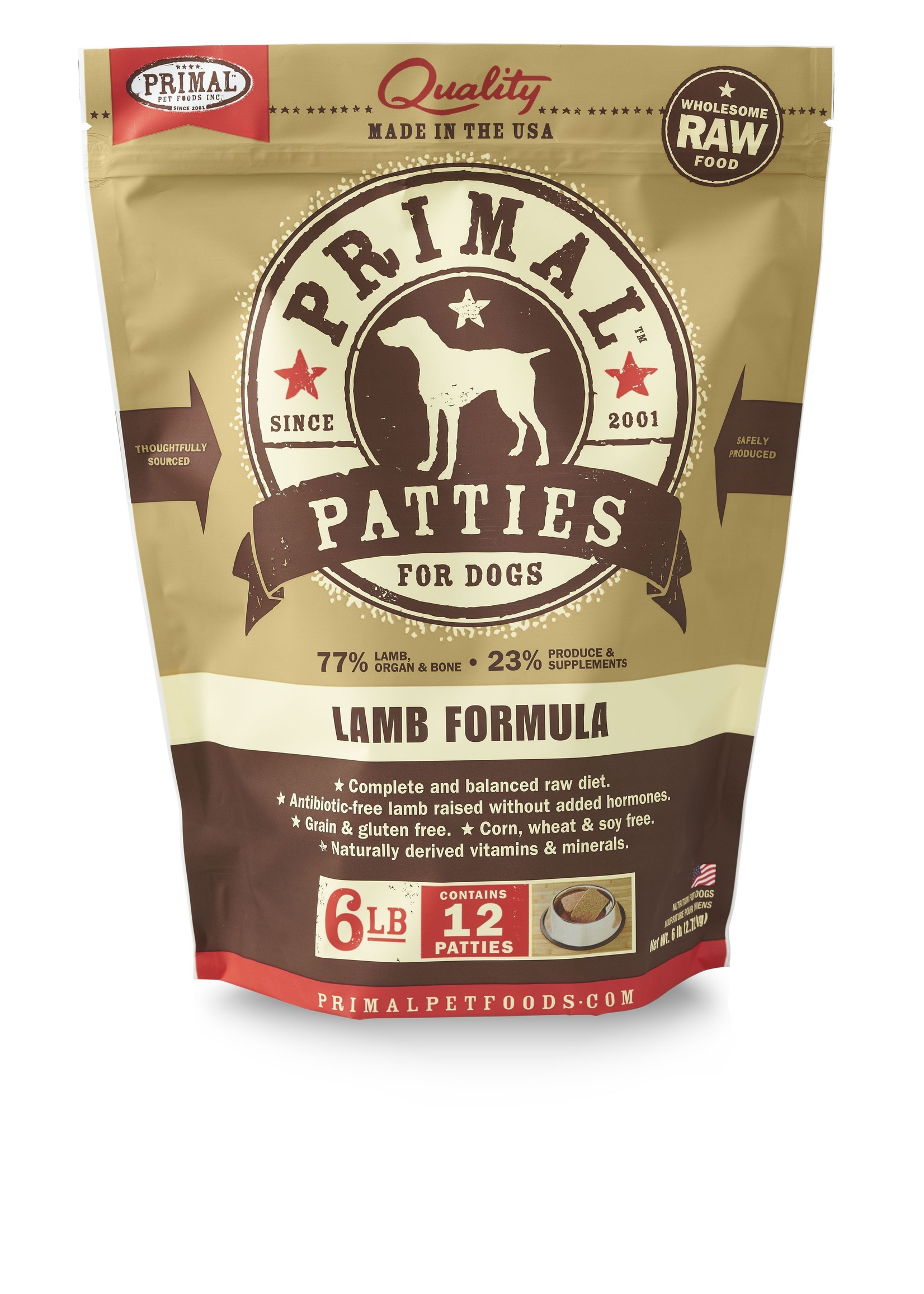 Primal Pet Foods Primal Raw Frozen Canine Patties