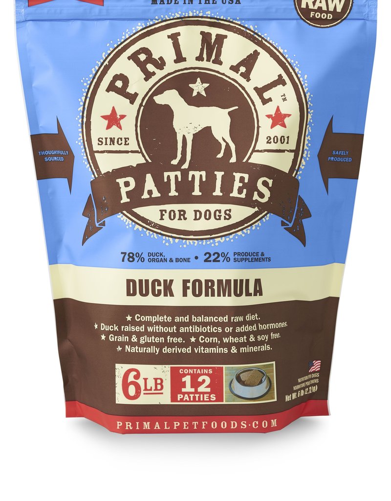 Primal Raw Frozen Canine Patties - Pawtopia: Your Pet's Nutritionist