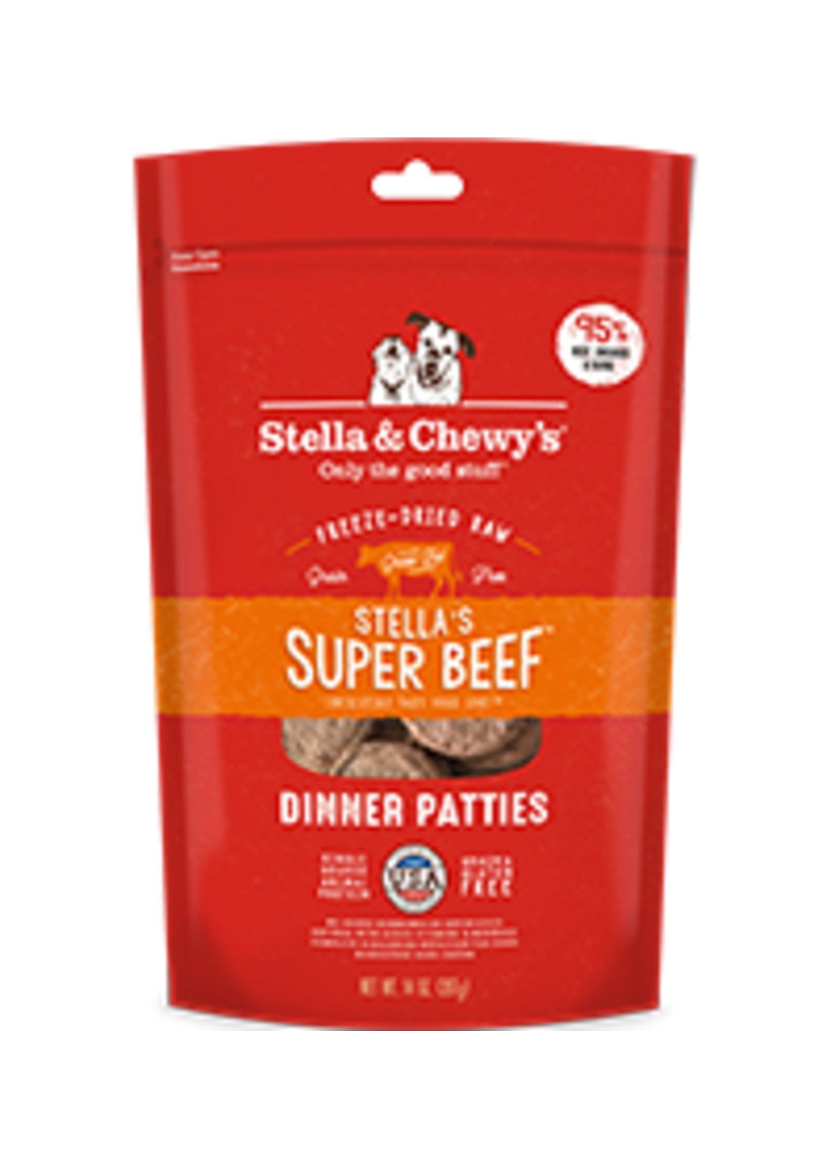 Stella & Chewy's Freeze Dried Raw Dog Beef Patties
