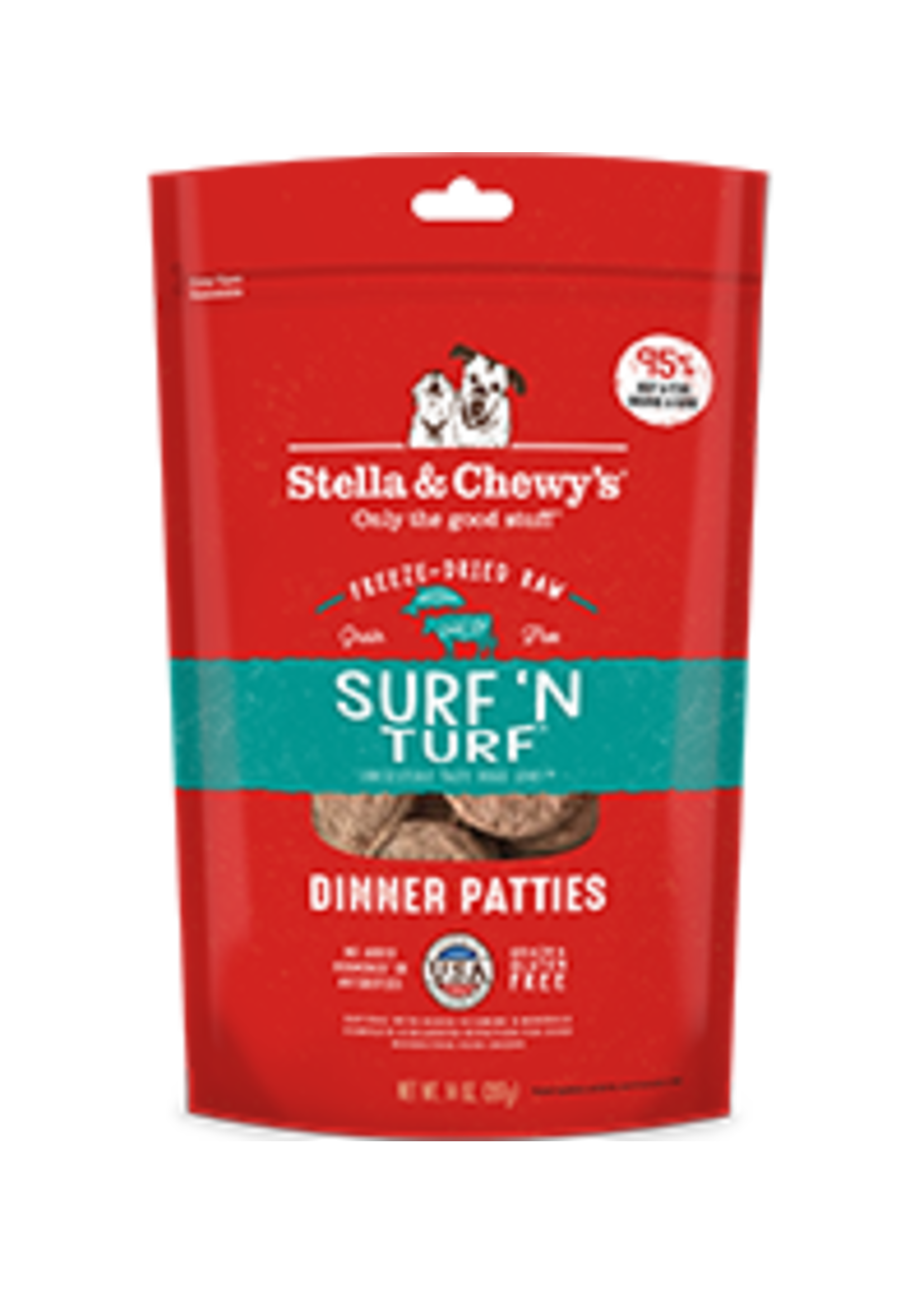 Stella & Chewy's Freeze Dried Raw Dog Surf & Turf Patties
