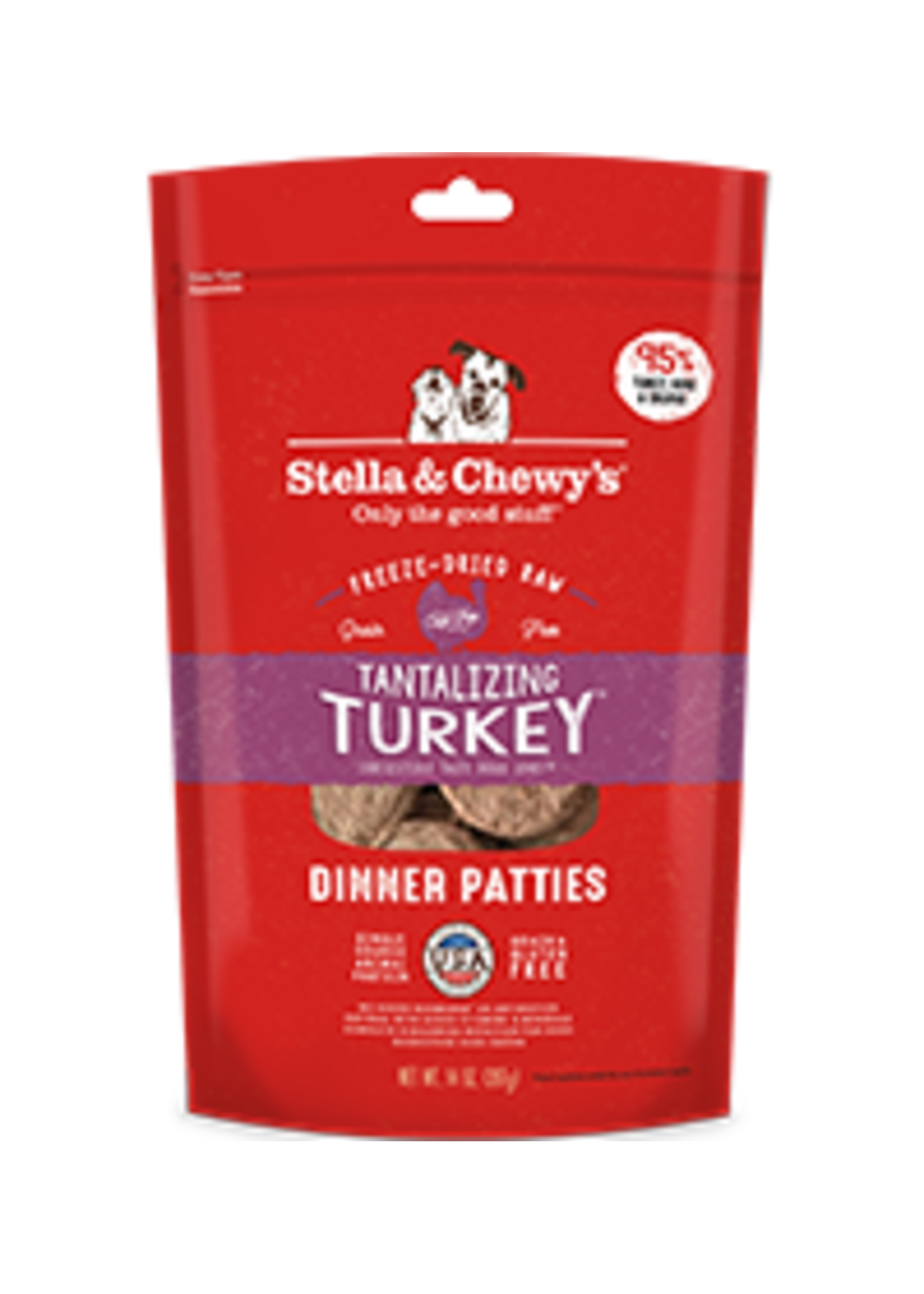 Stella & Chewy's Freeze Dried Raw Dog Turkey Patties