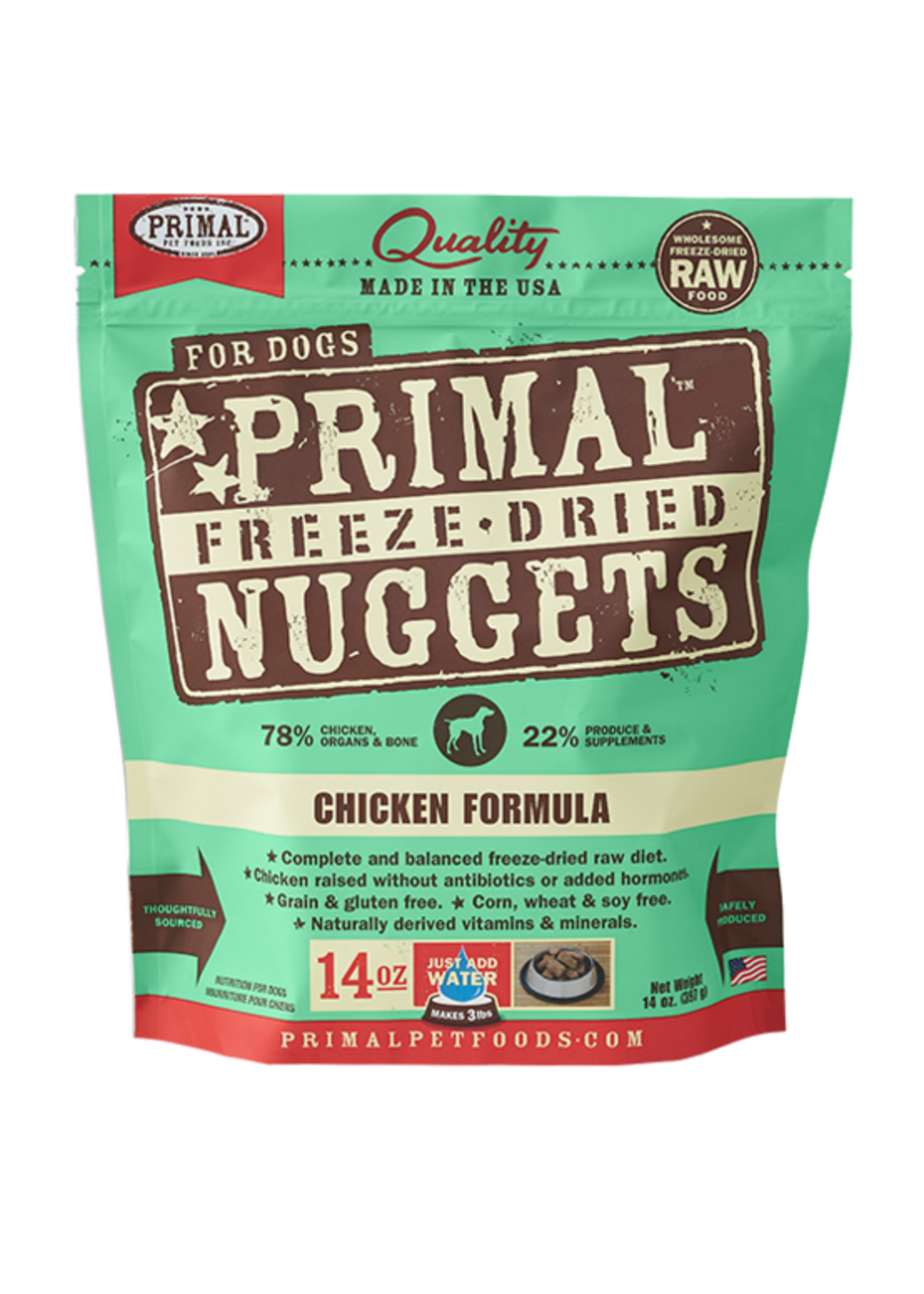 Primal Freeze Dried Raw Dog Food Chicken Formula