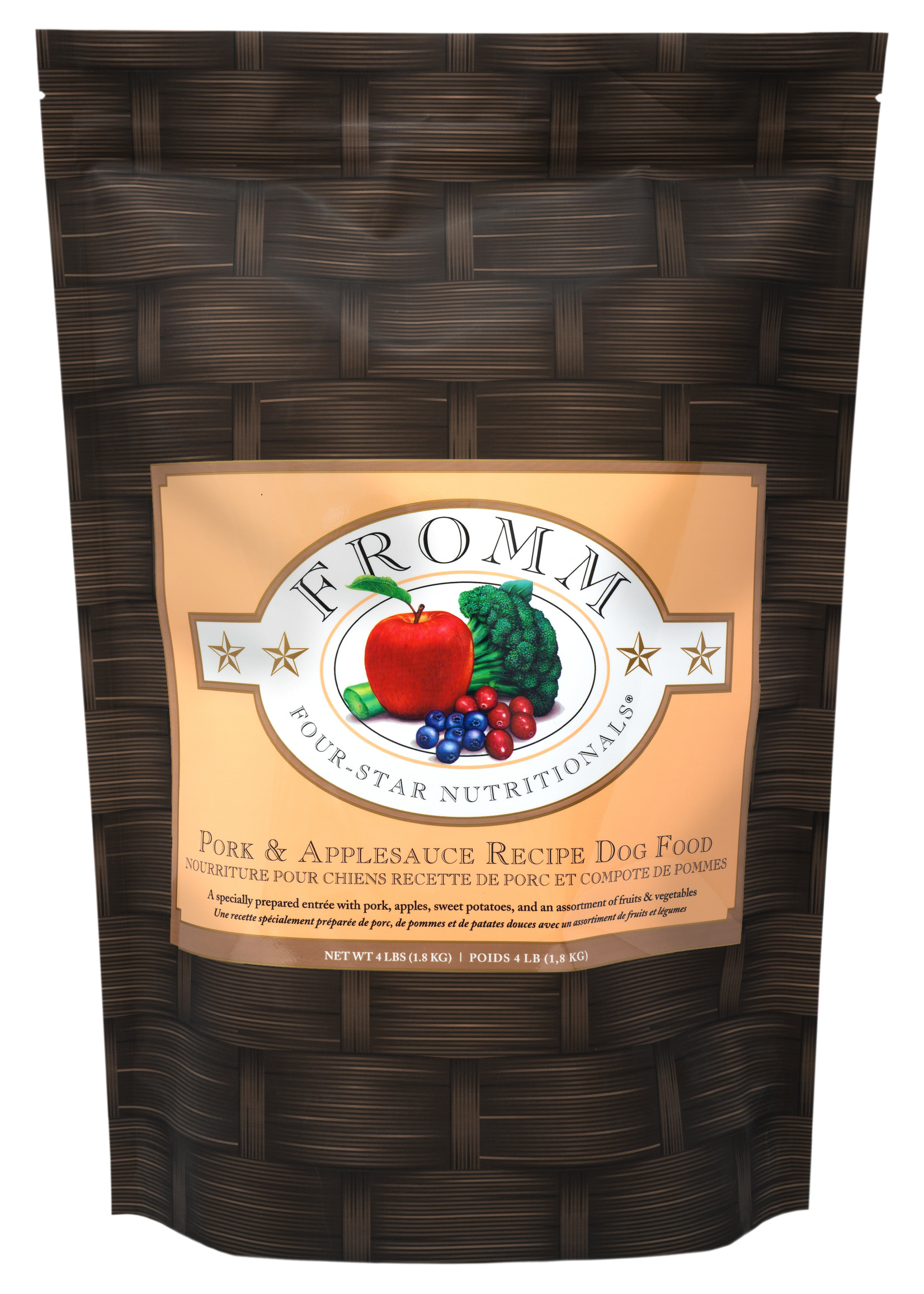 Fromm Four Star Dog Pork & Applesauce Pawtopia Your Pet's Nutritionist