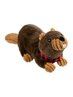 Tall Tails Tall Tails Plush Flannel Beaver w/ Crunch Toy 15”