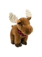 Tall Tails Plush Flannel Moose w/ Crunch Toy