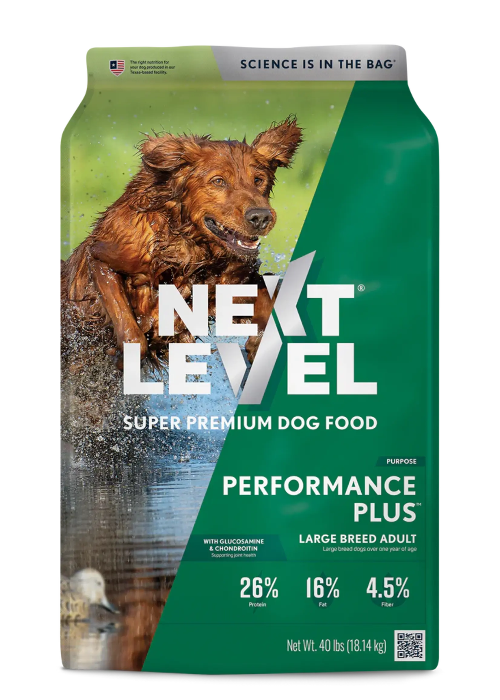 Next Level Performance Plus LB Adult Dry Dog Food 40 lb