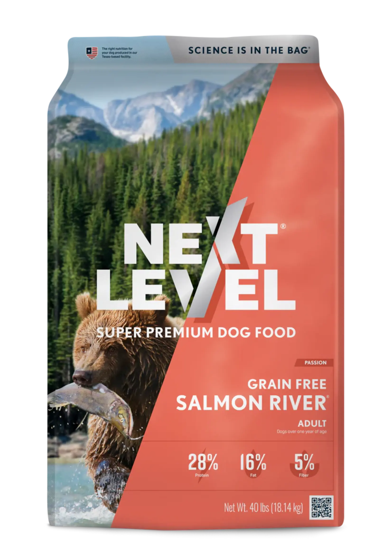 Next Level GF Salmon River Dry Dog Food