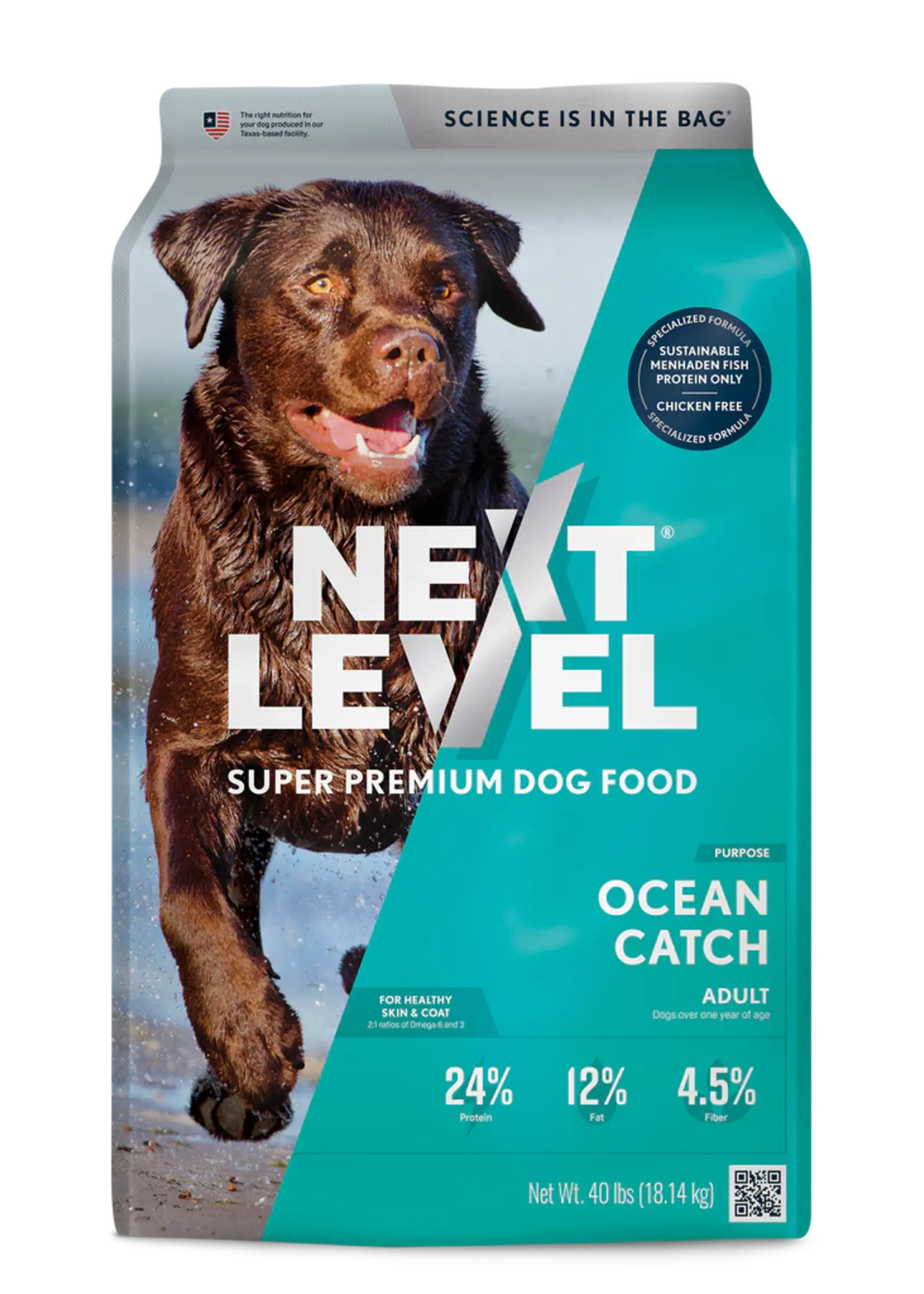 Next Level Ocean Catch Dry Dog Food 40 lb