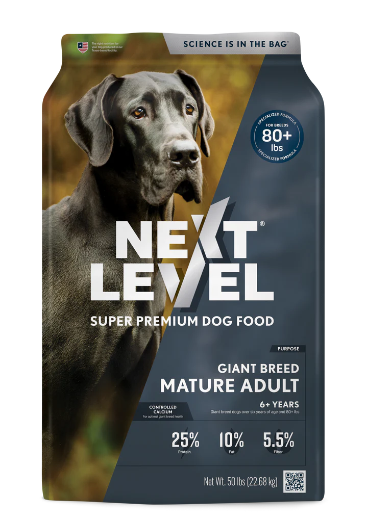 Next Level Giant Mature Adult Dry Dog Food 50 lb Pawtopia Your Pet s Nutritionist
