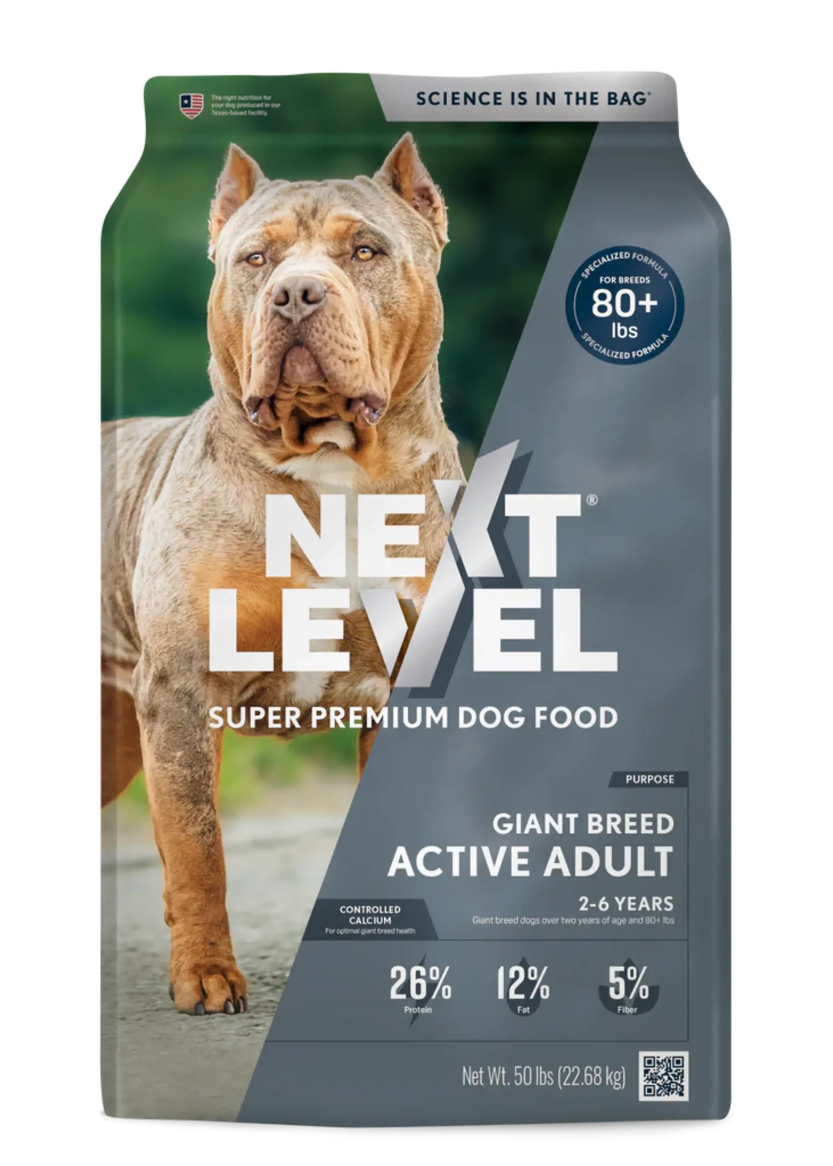 Next Level Giant Breed Active Adult Dry Dog Food 50 lb