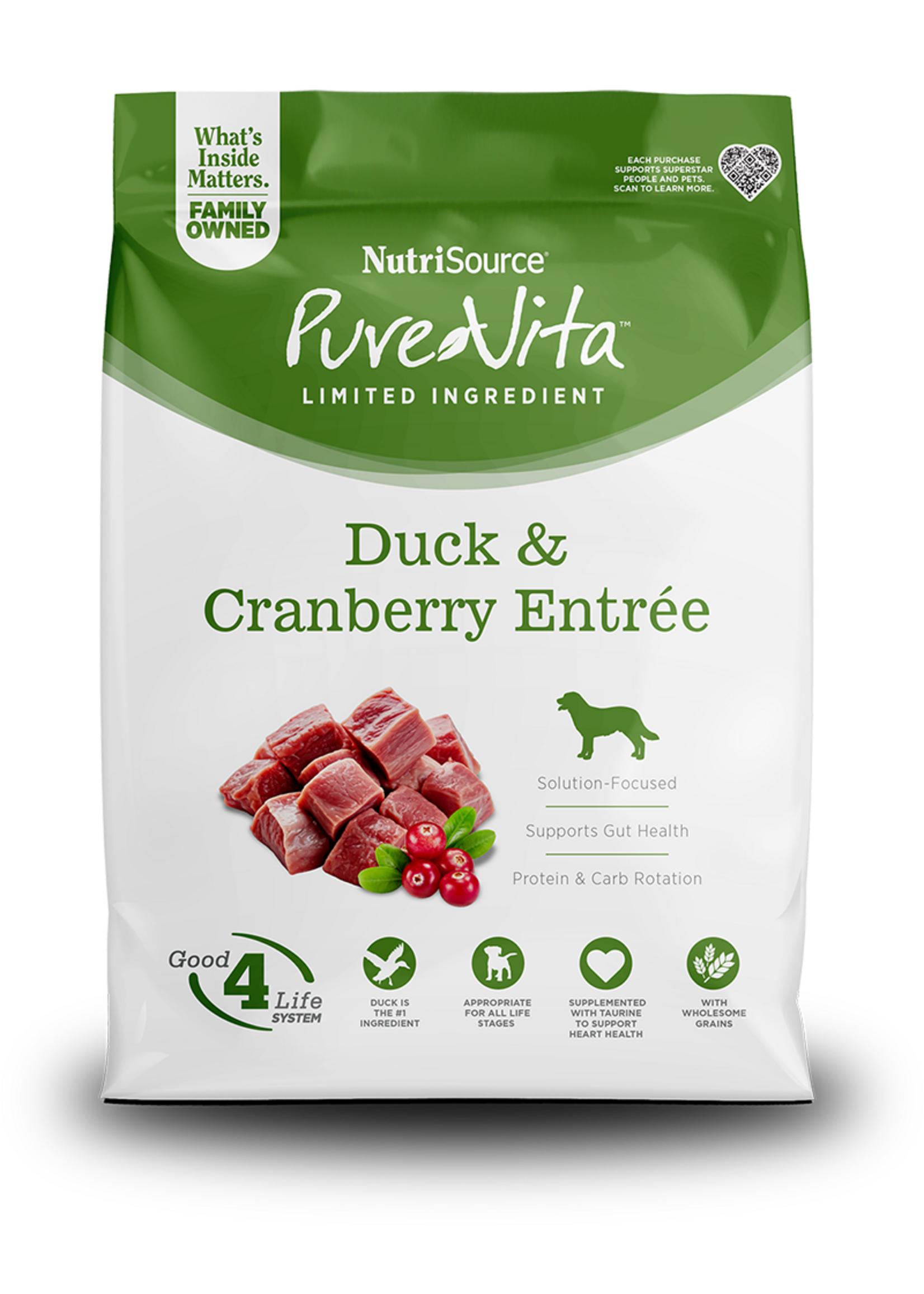 Pure Vita Duck & Cranberry 25lb