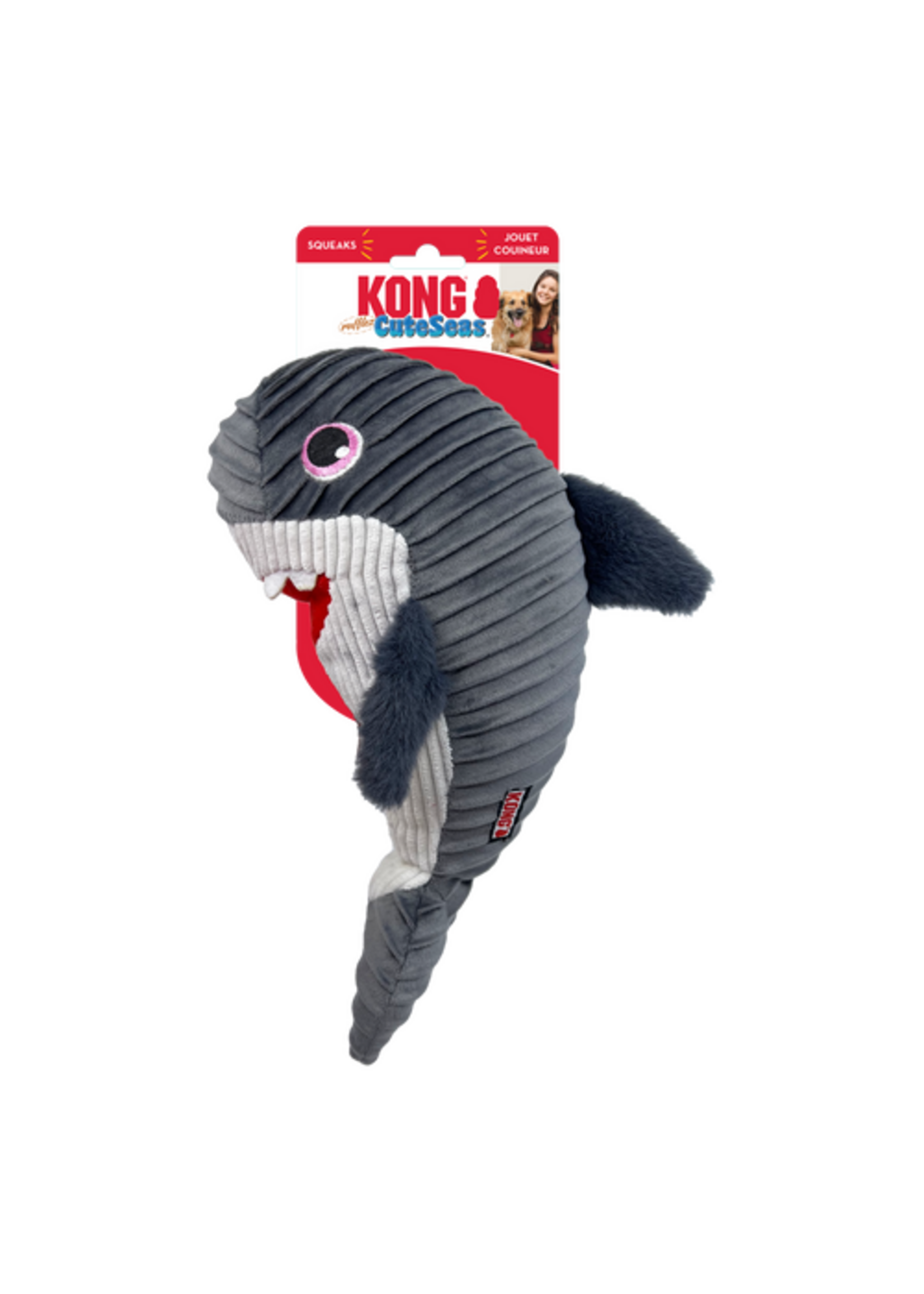 Kong CuteSeas Rufflez Shark M/L