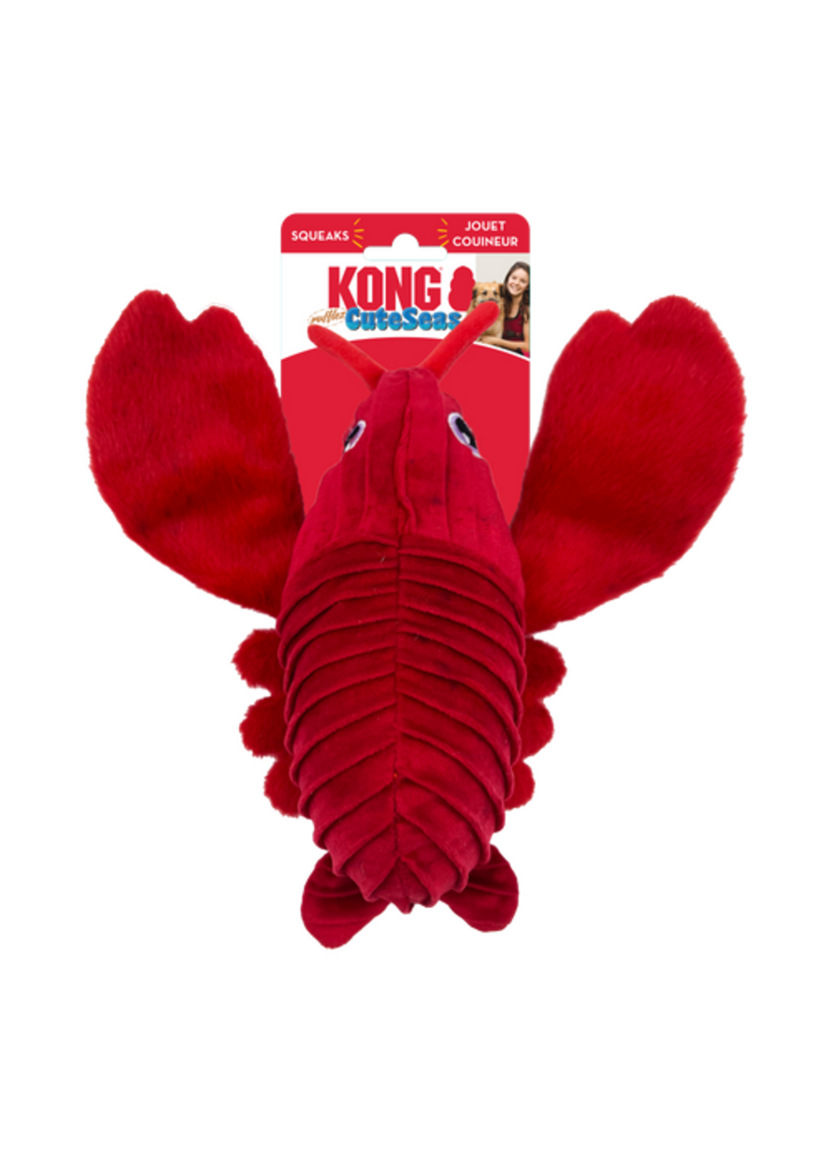 Kong CuteSeas Rufflez Lobster S/M