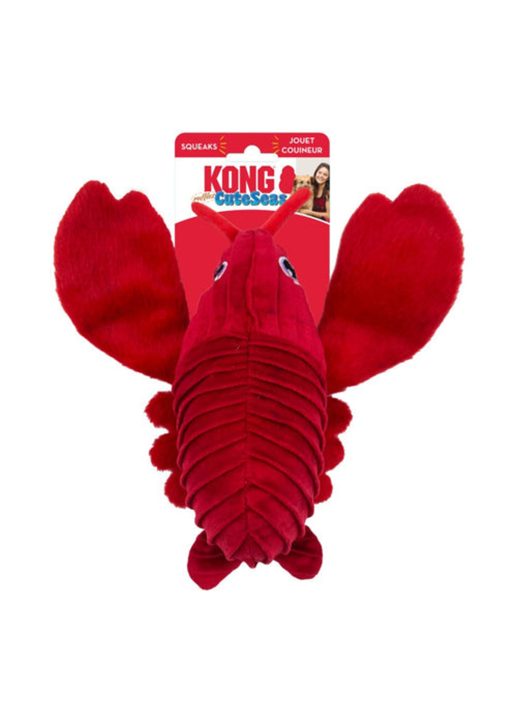 Kong CuteSeas Rufflez Lobster S/M