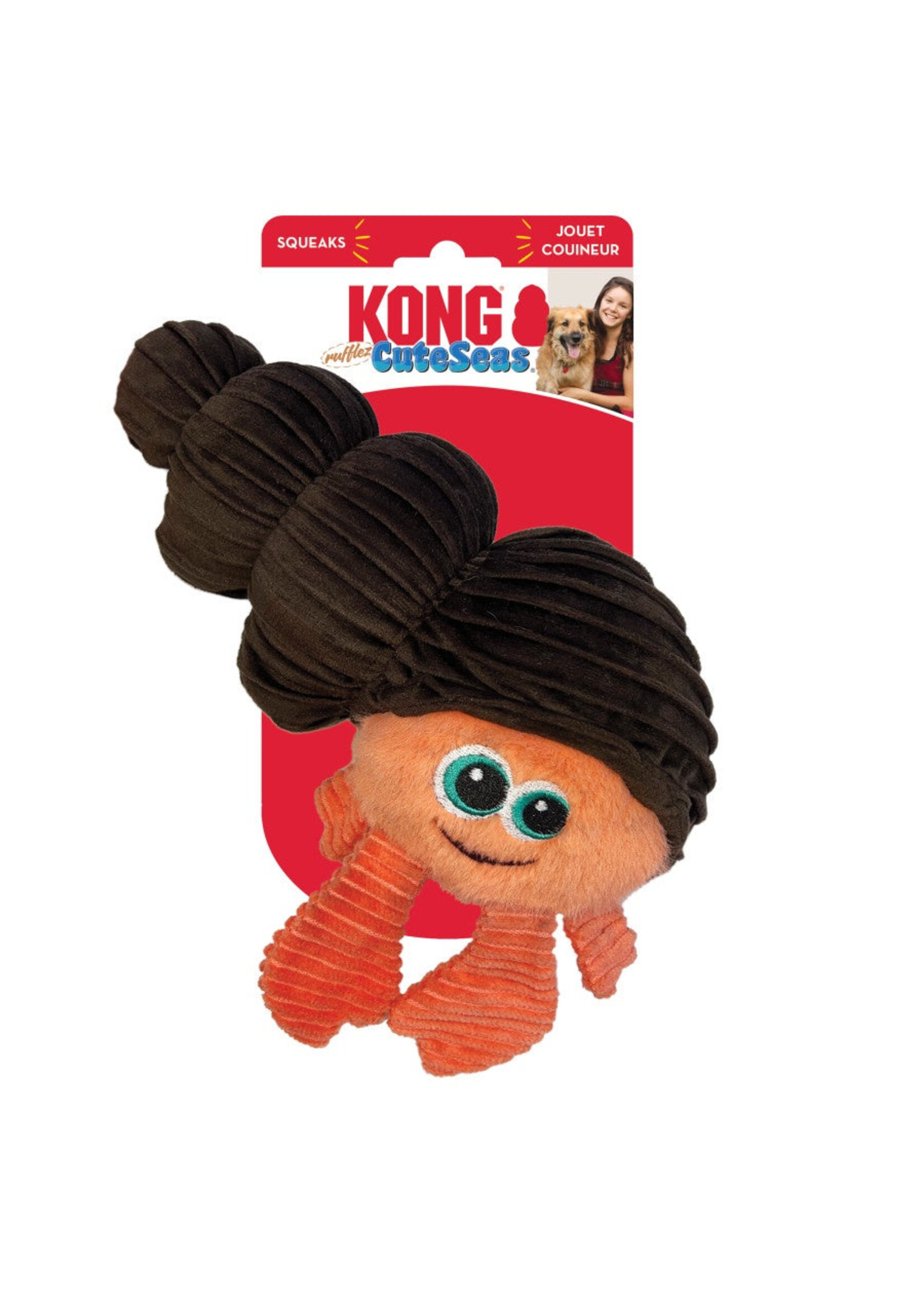 Kong CuteSeas Rufflez Hermit Crab S/M