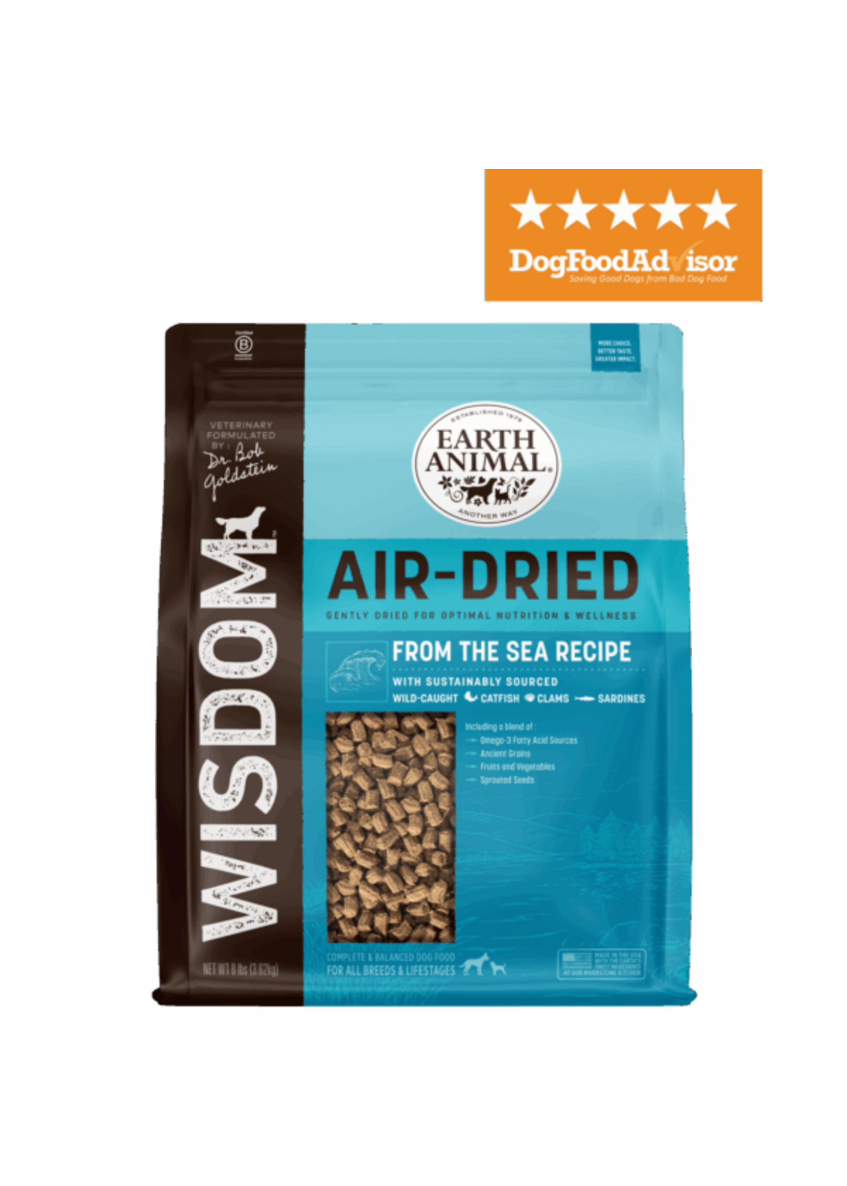 Earth Animal Air Dried WISDOM From The Sea Recipe 2#