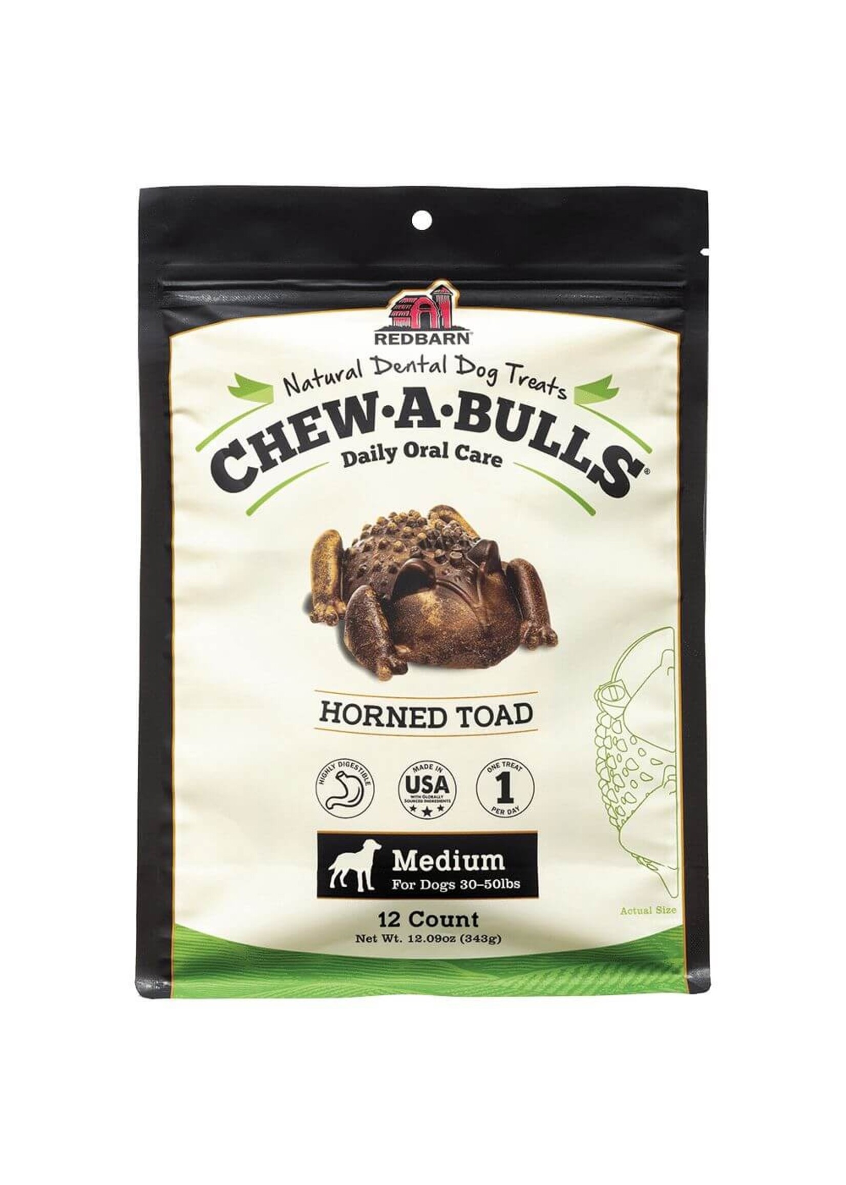 RBP Chew-a-bulls Toad Lg Bulk (25)