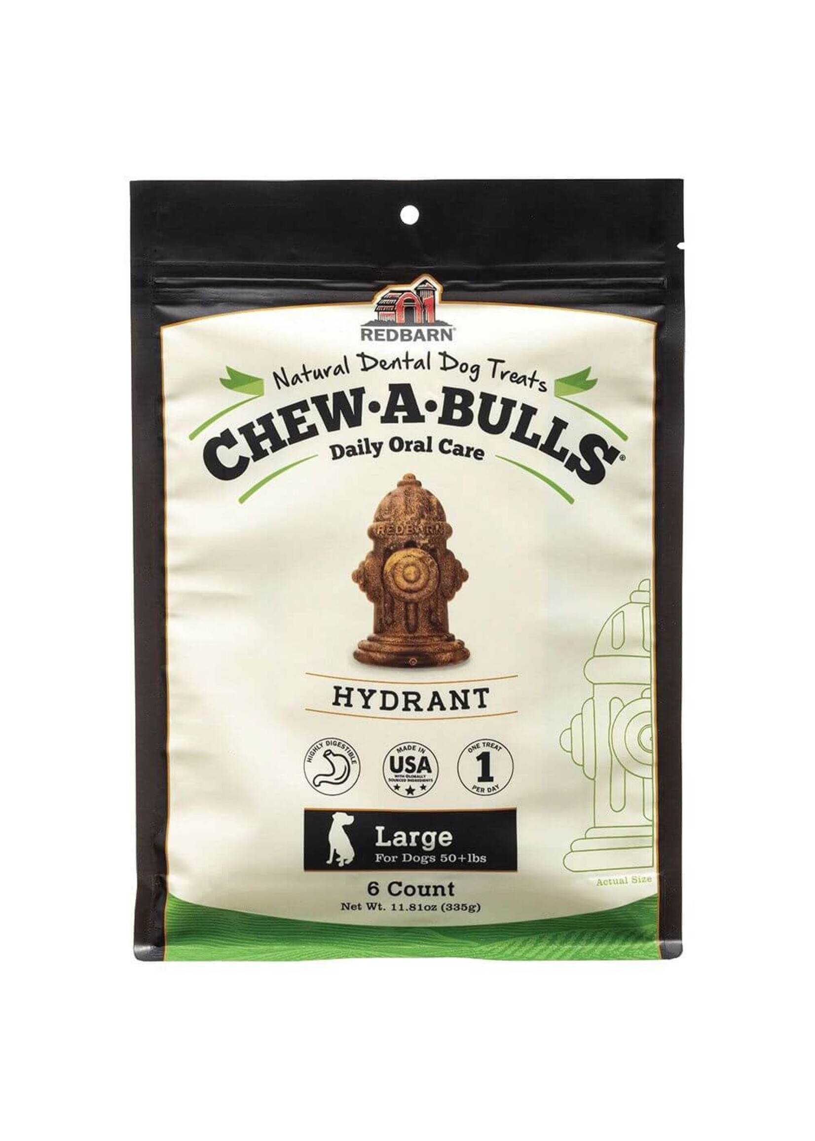 RBP Chew-a-bulls Hydrant Lg 6 ct
