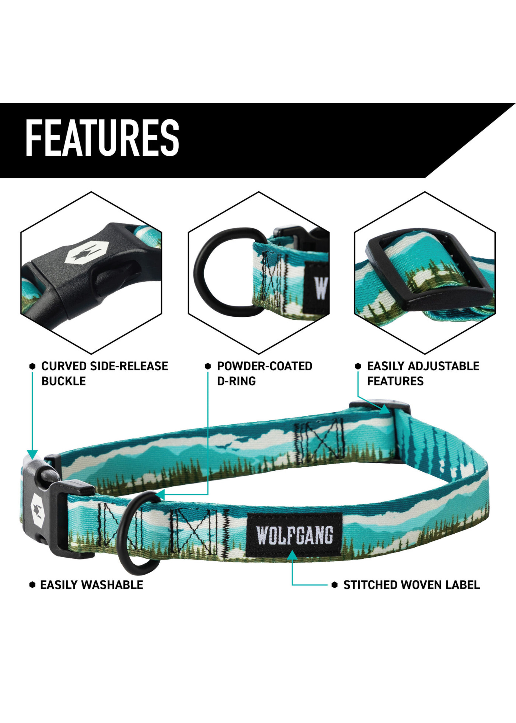 Wolfgang Great Escape Collar Md 12-18”