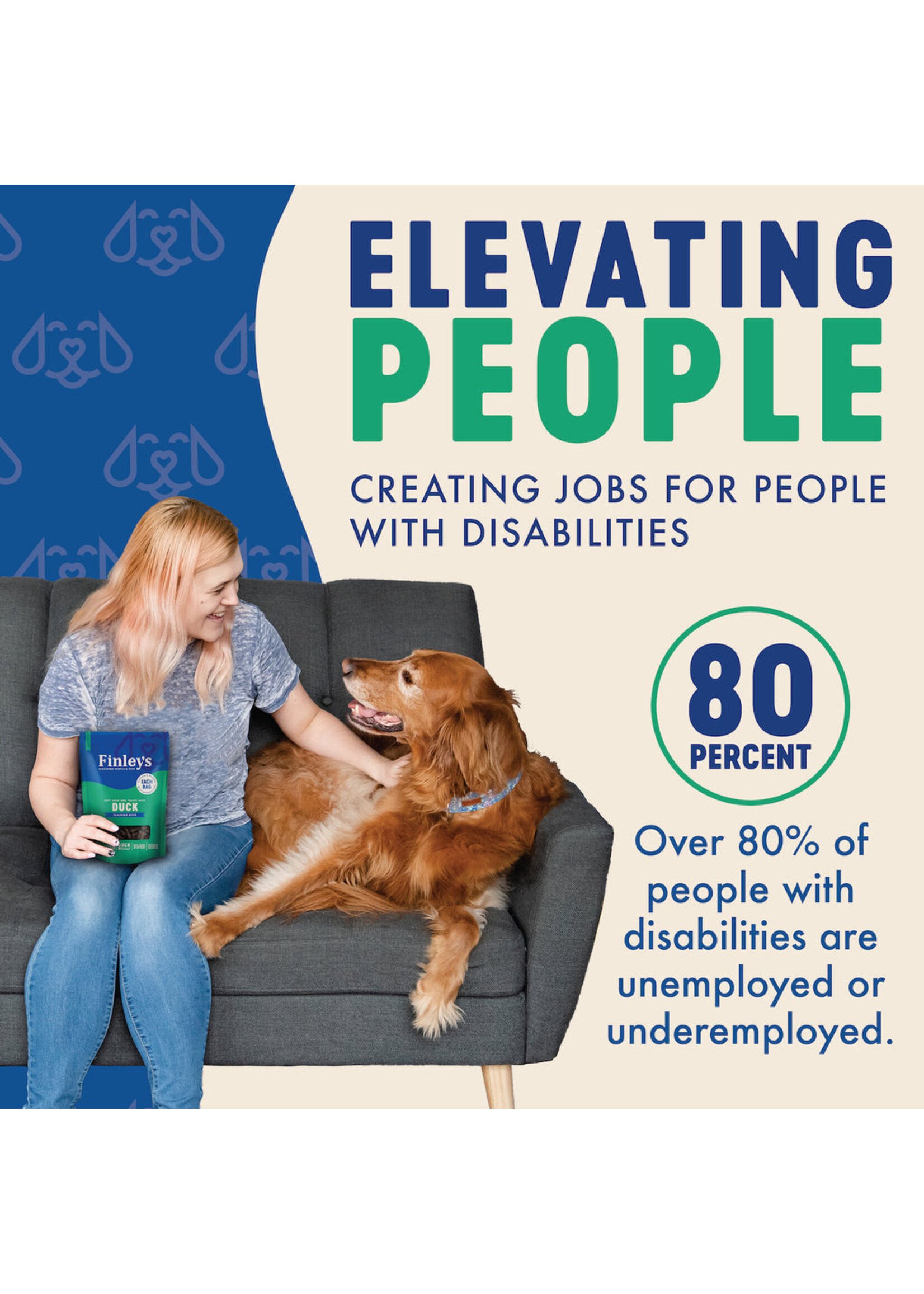 Finley Soft Chew Bites Duck 6 oz