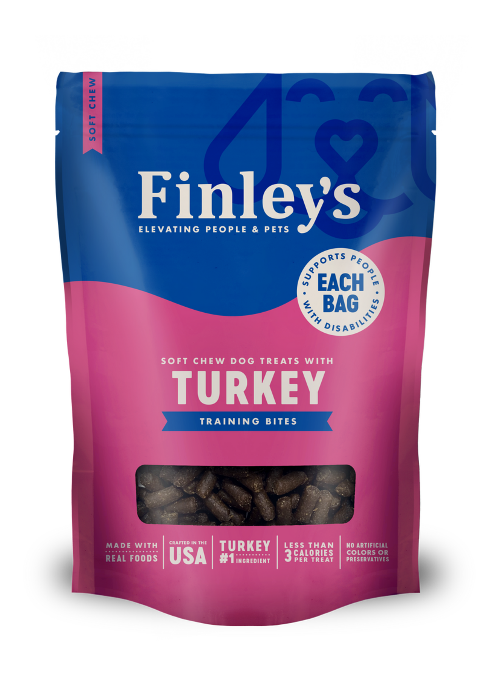 Finley Soft Chew Bites Turkey 6 oz