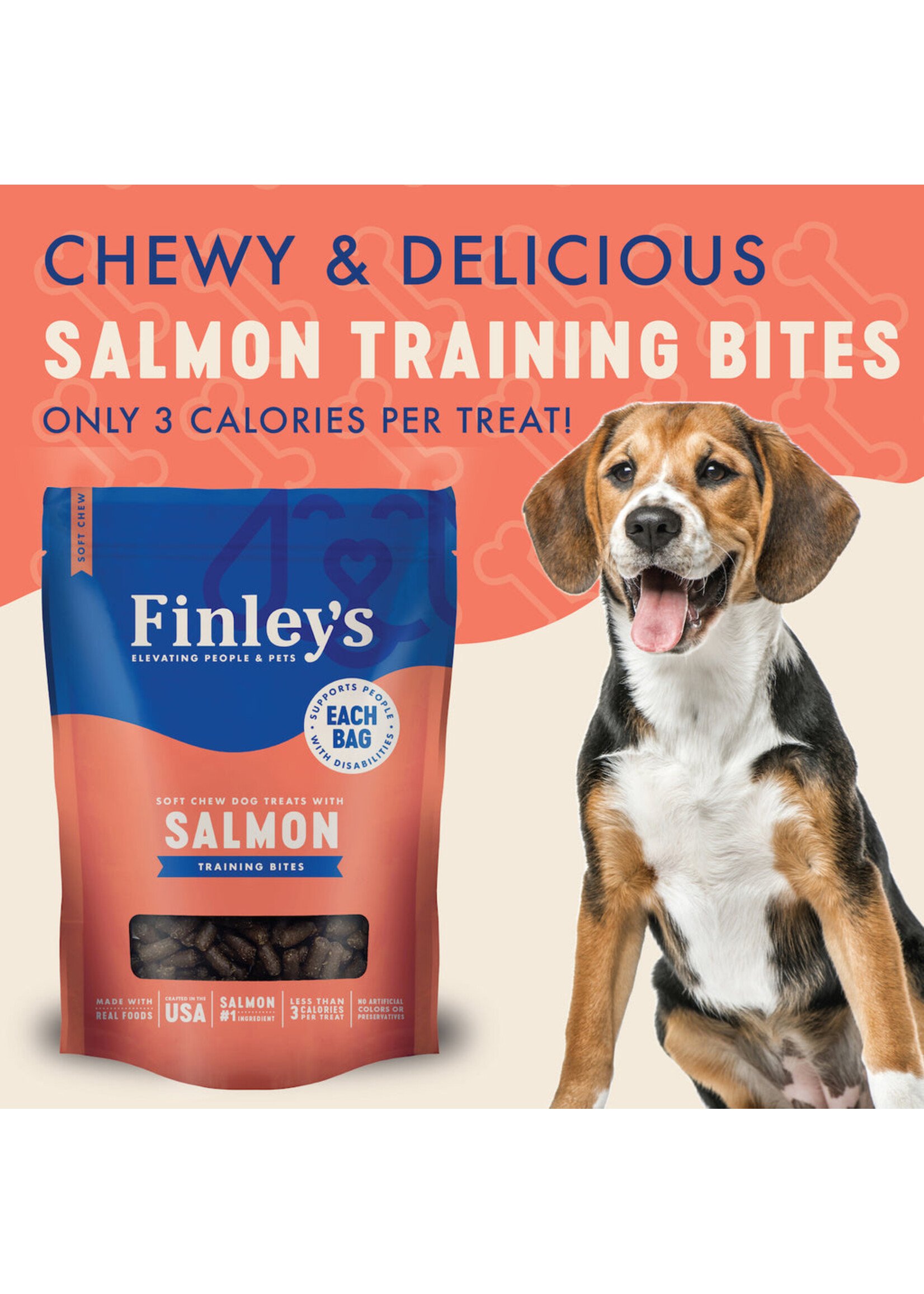 Finley Soft Chew Bites Salmon 6 oz