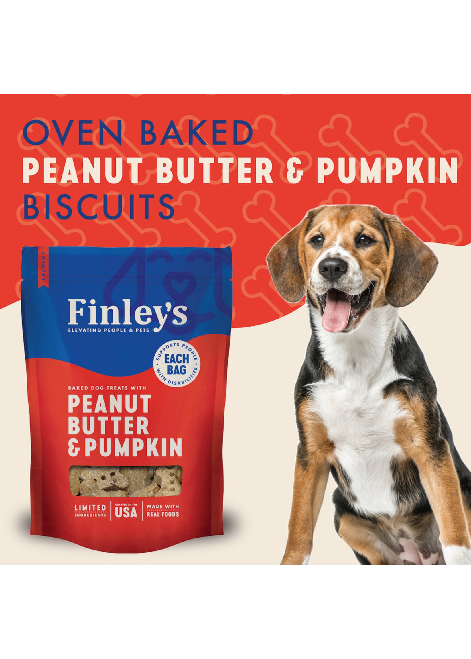 Finley Biscuit PB & Pumpkin 12 oz