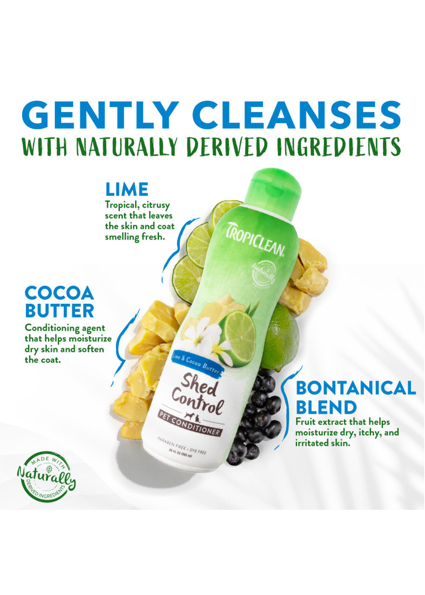 Tropiclean  Shed Control Conditioner 20 oz