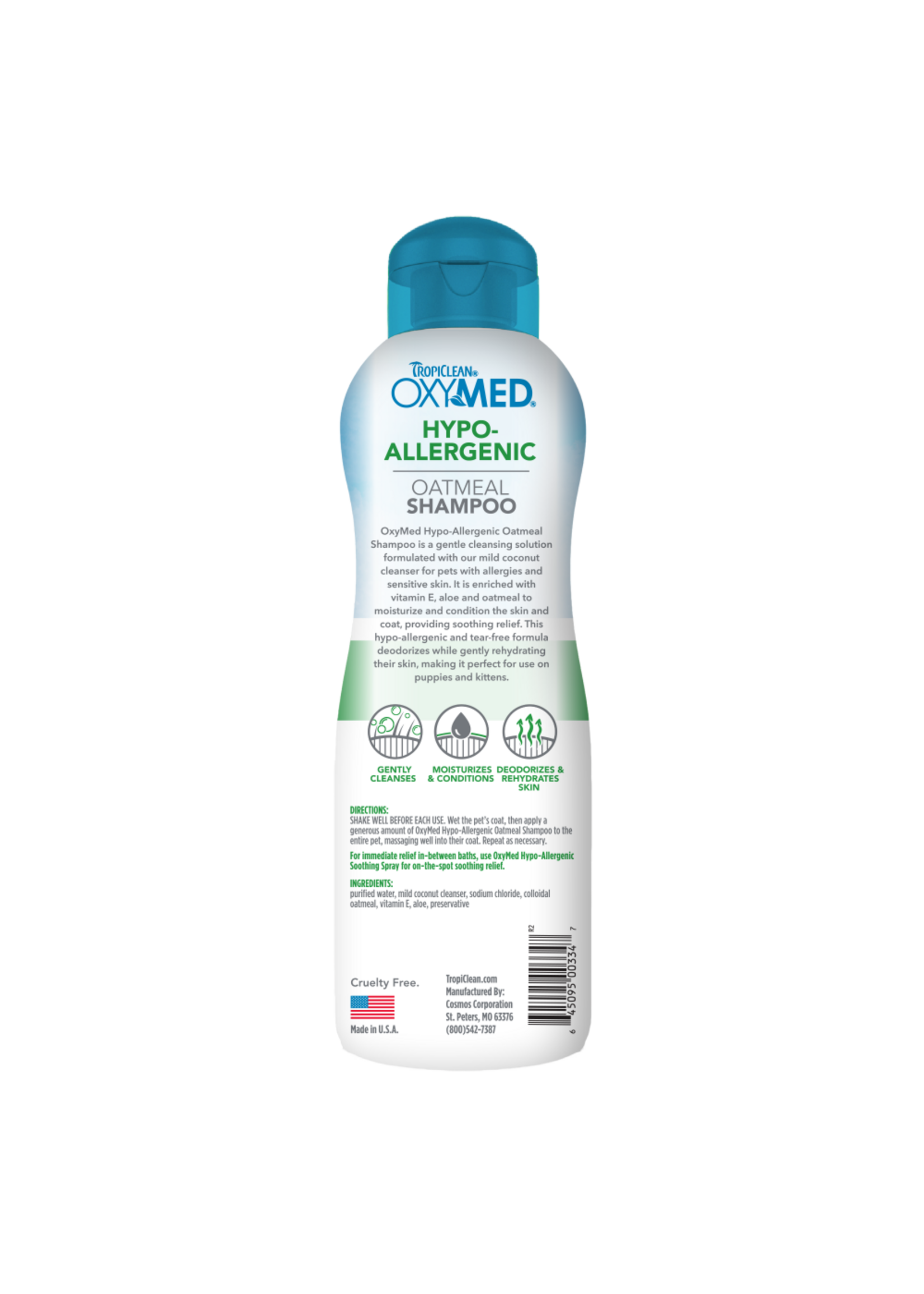 Tropiclean Oxymed Oatmeal Cleansing Shampoo 20 oz