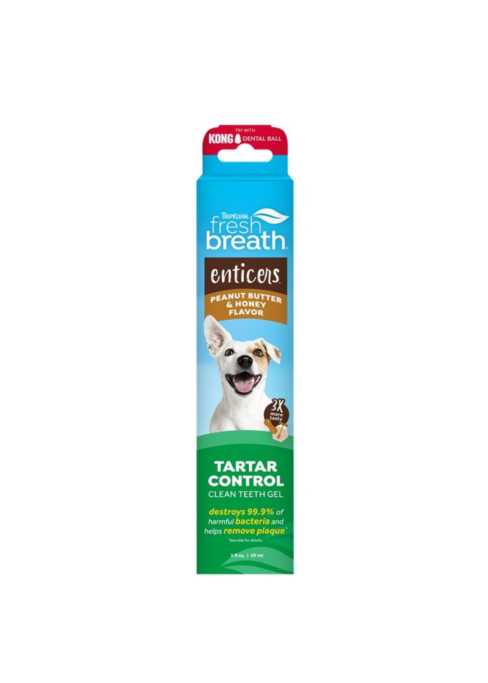 Tropiclean Dental Gel PB & Honey 2 oz