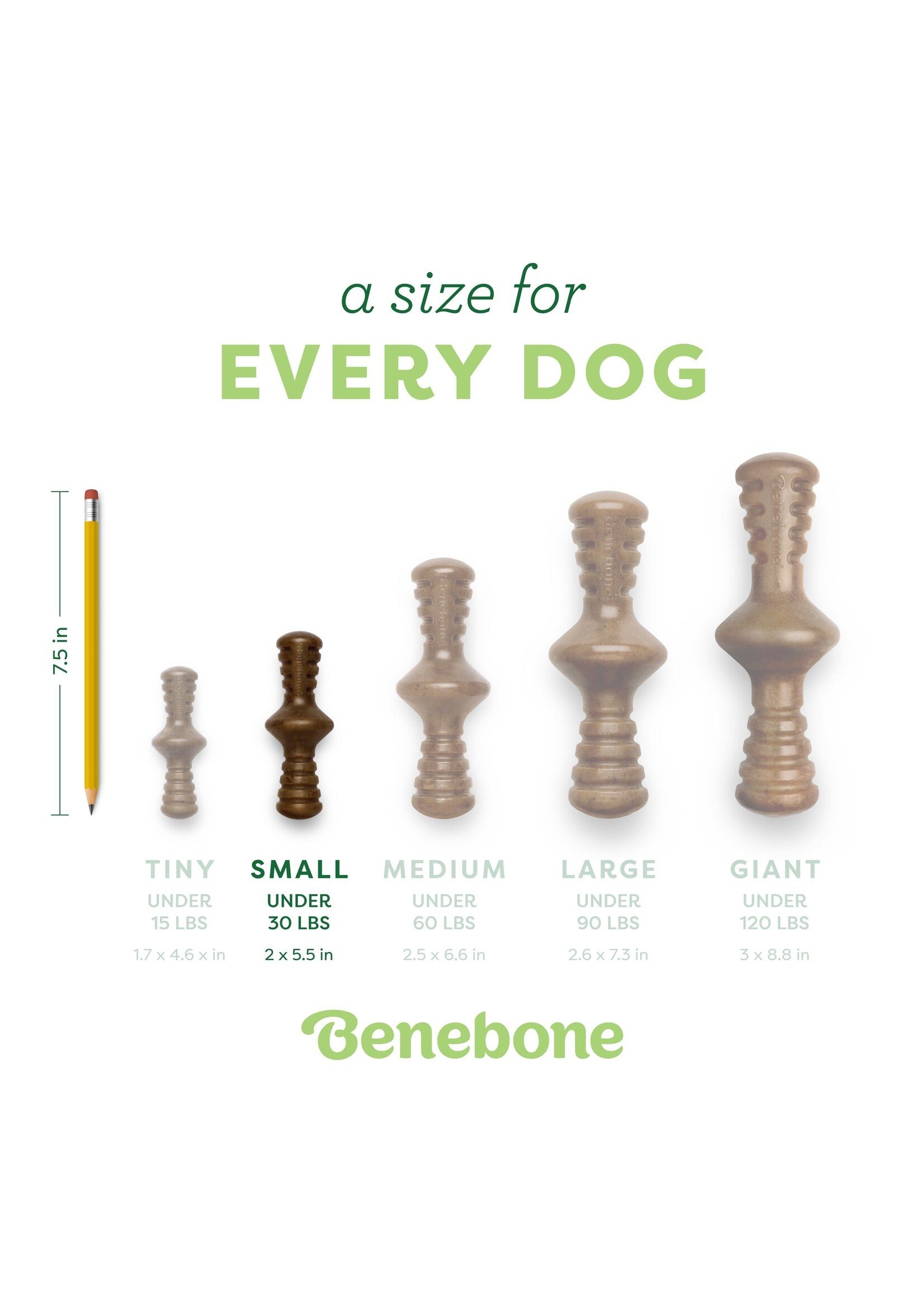 Benebone Zaggler Bacon Small