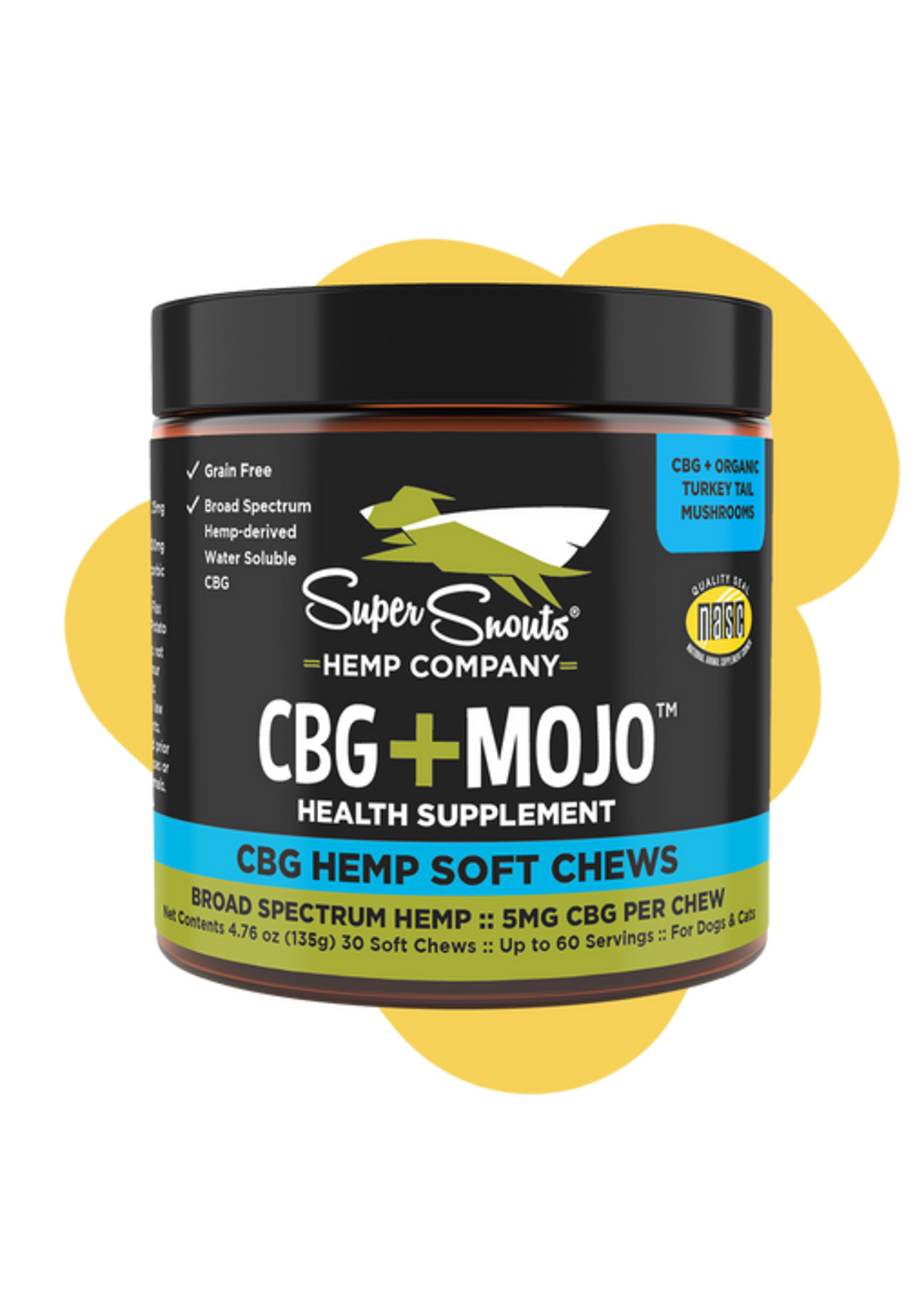 Super Snouts CBG + Mojo 5mg 30 Chews
