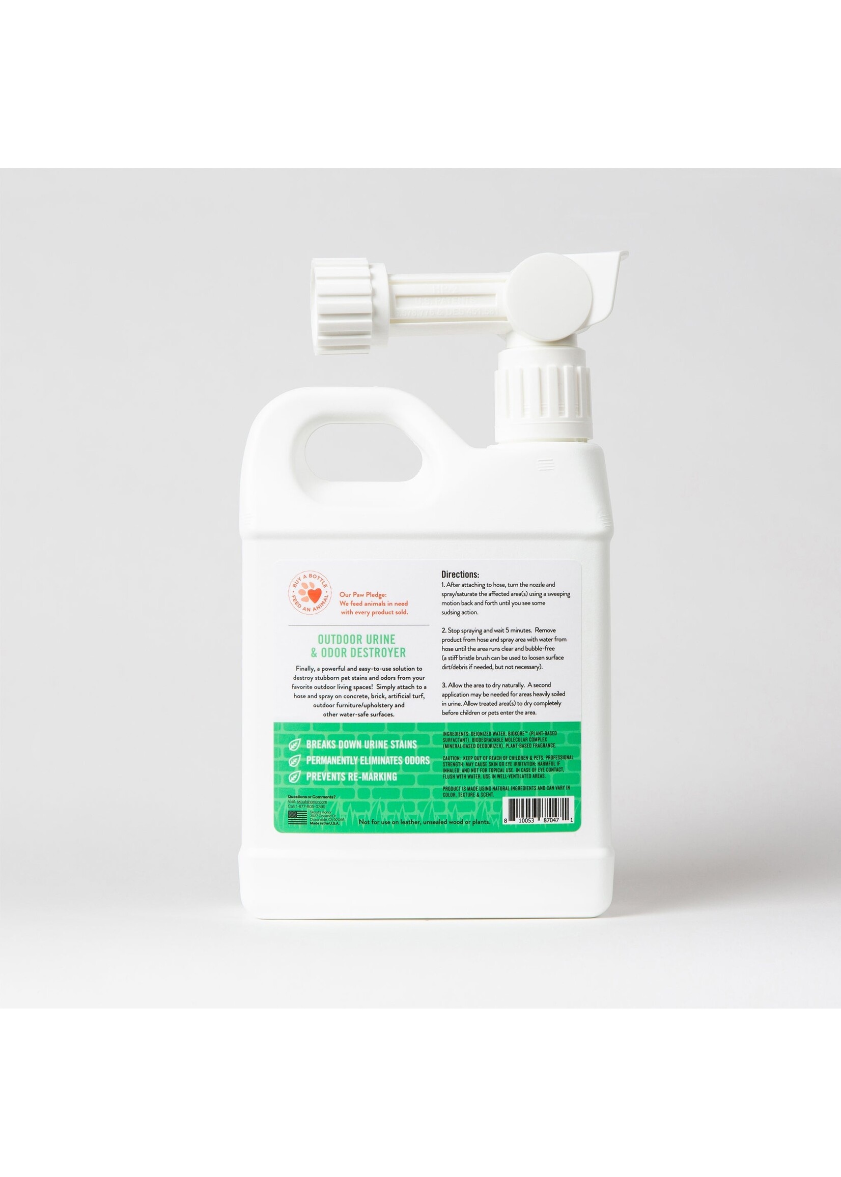 Skout’s Honor Urine & Odor Dest. Concrete/Turf 32 oz