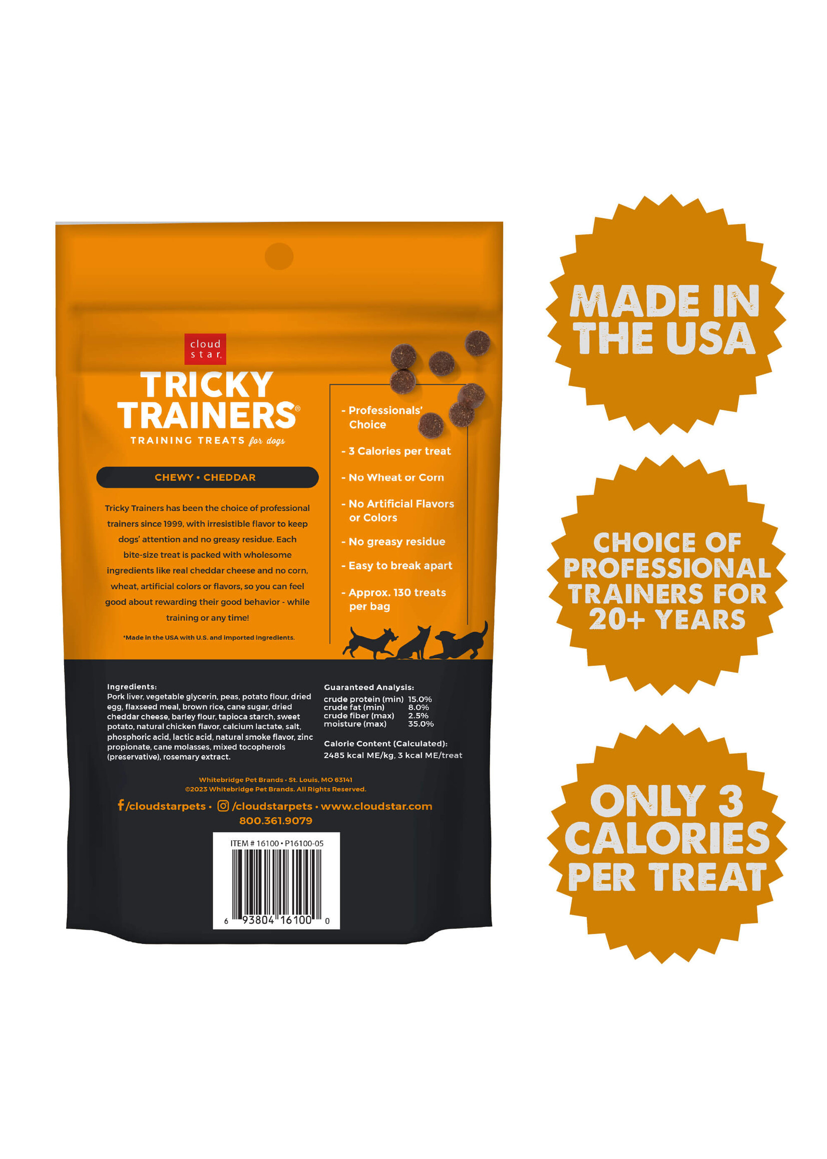 Tricky Trainer Chewy Cheddar 5 oz