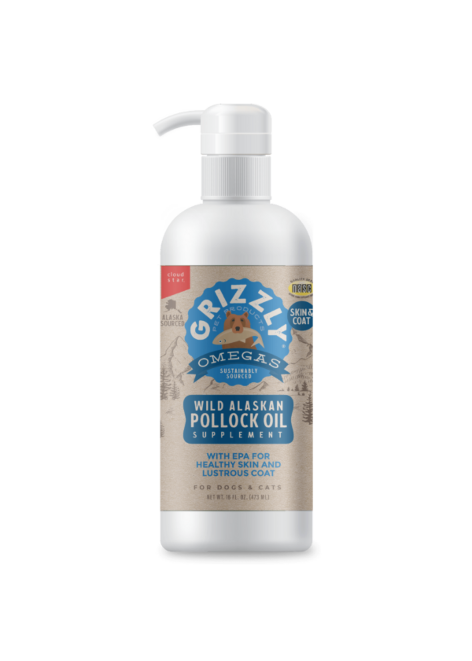 Grizzly Pollock Oil 8 oz