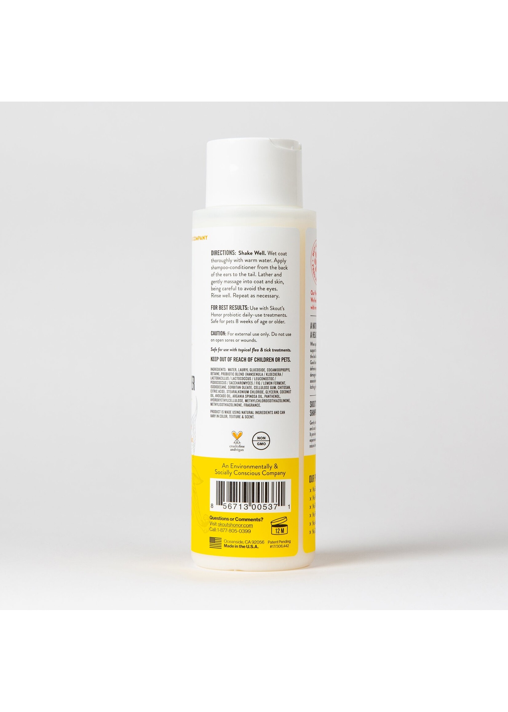 Skout’s Honor Probiotic Puppy Shampoo/Cond 16 oz