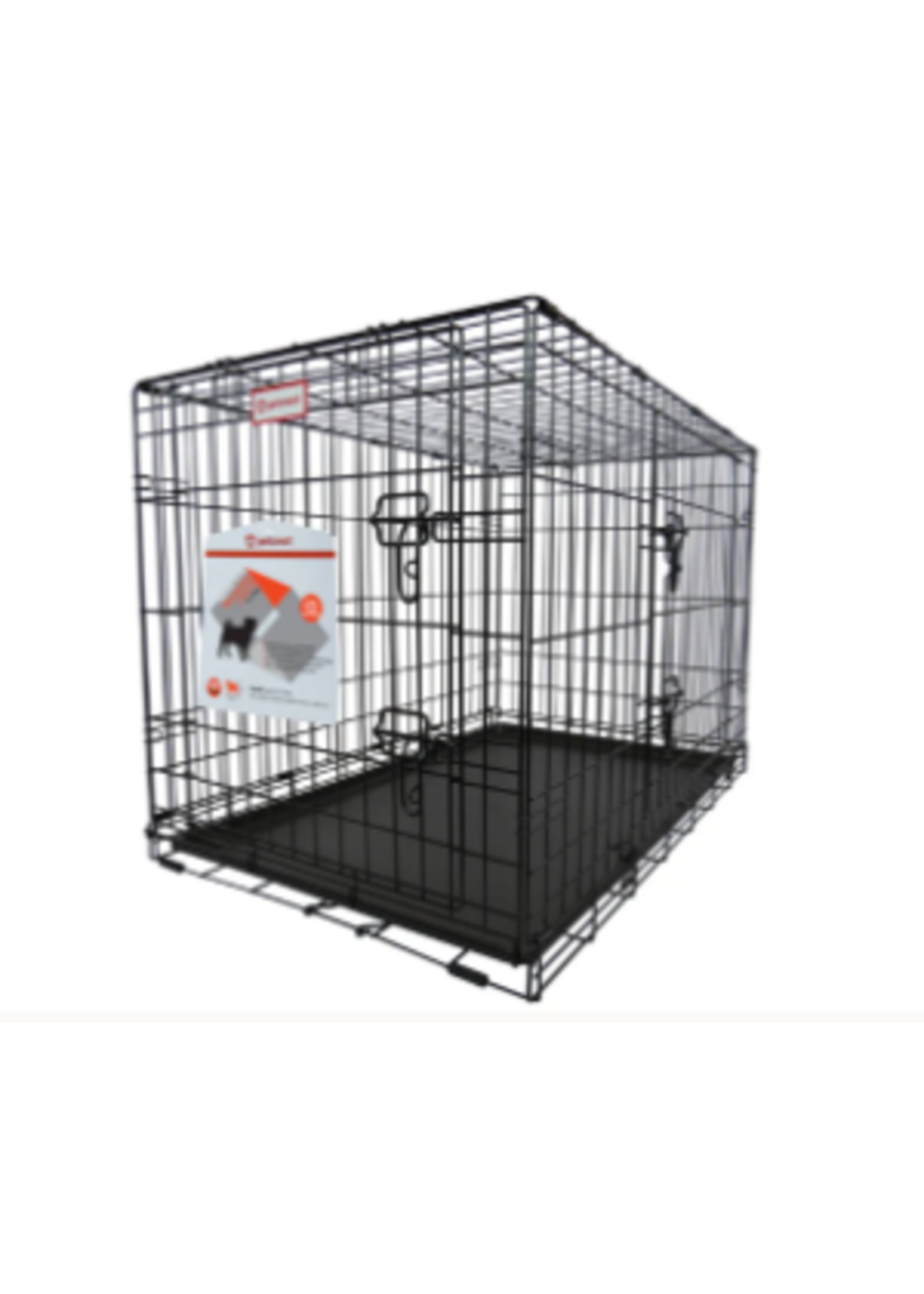 Petcrest Double Door Crate 24"