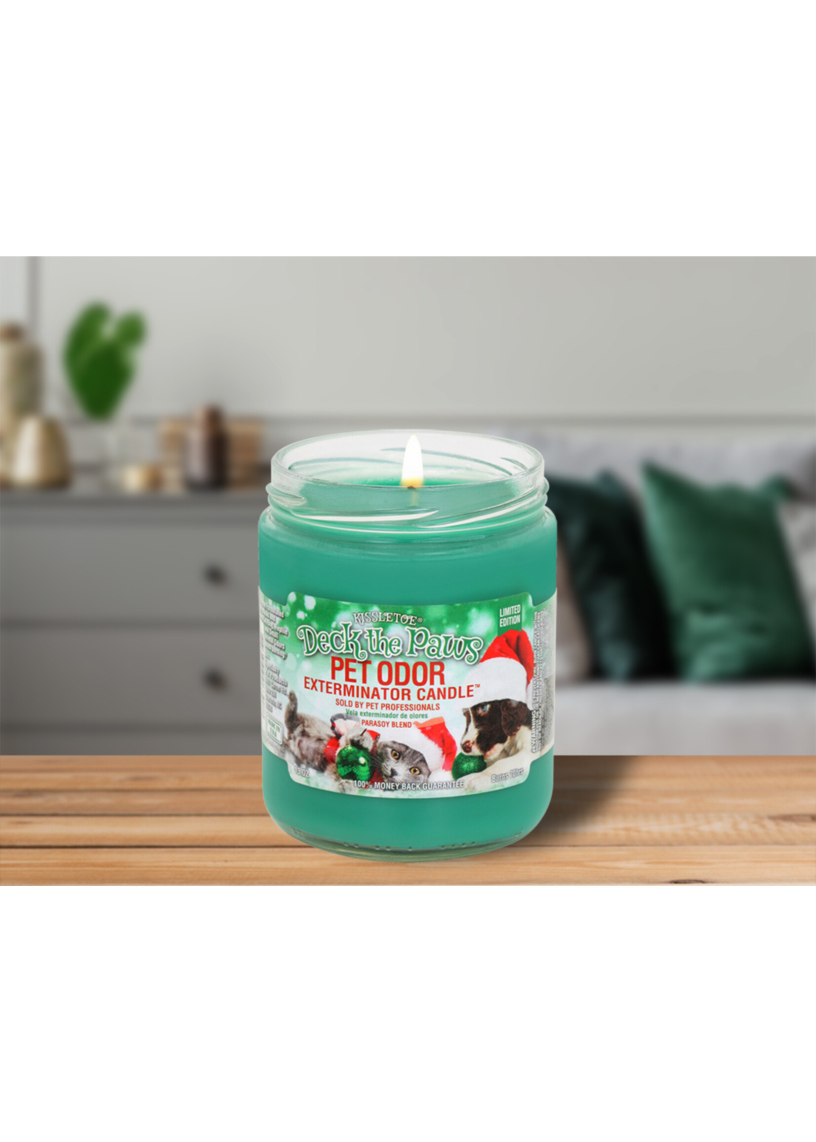 Pet Odor Exterminator (Deck the Paws) candle