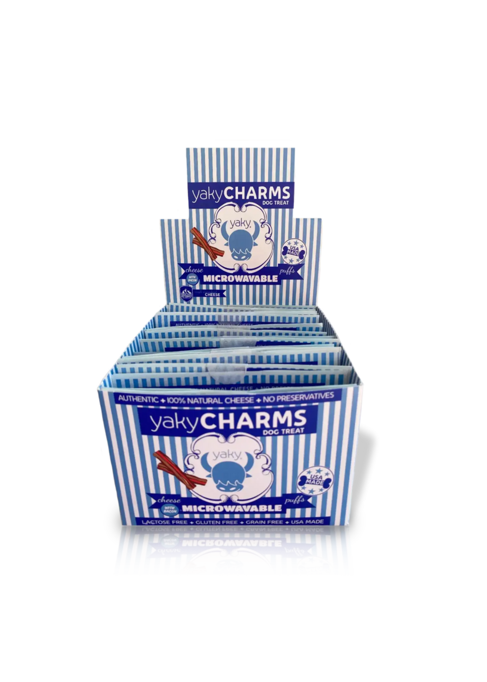 Himalayan Yaky Charms Doggy Popcorn Cheese w/ Bacon