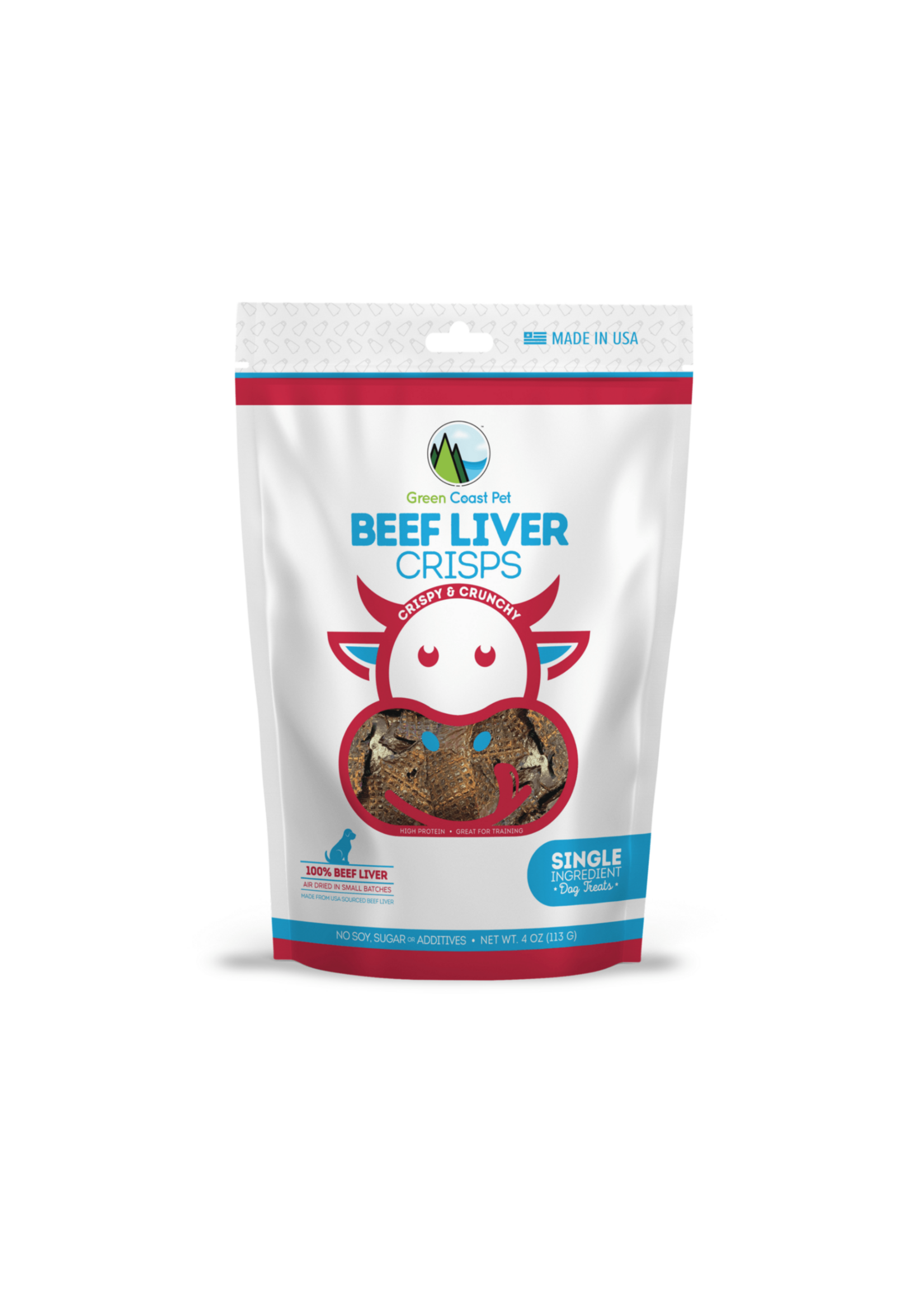 Green Coast Pet Beef Liver Crisp 8oz