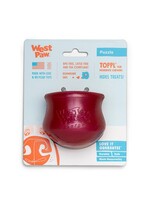 West Paw Toppl Holiday Lg Ruby