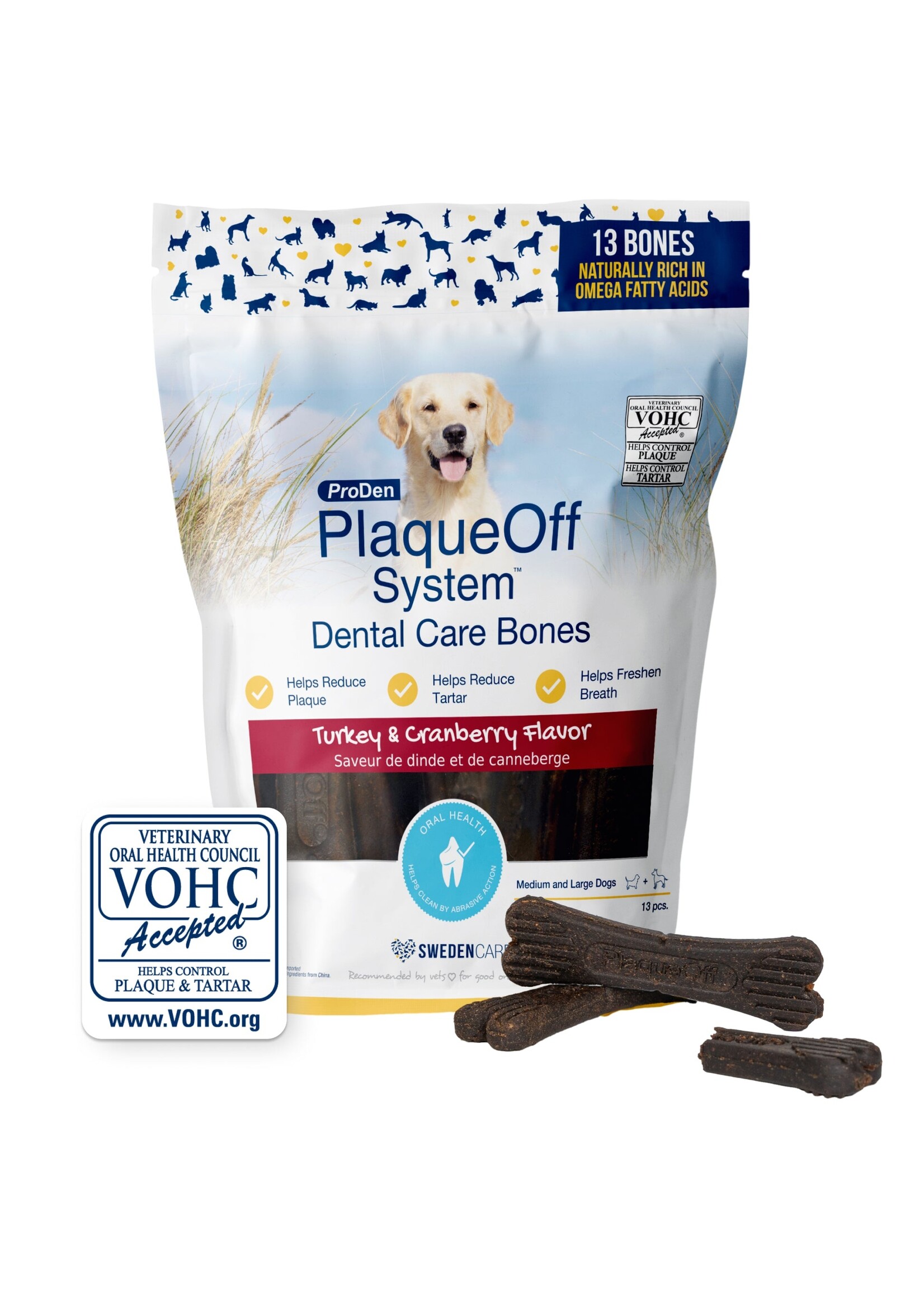 NVet Plaque Off DB Turkey/Cran 13 ct.