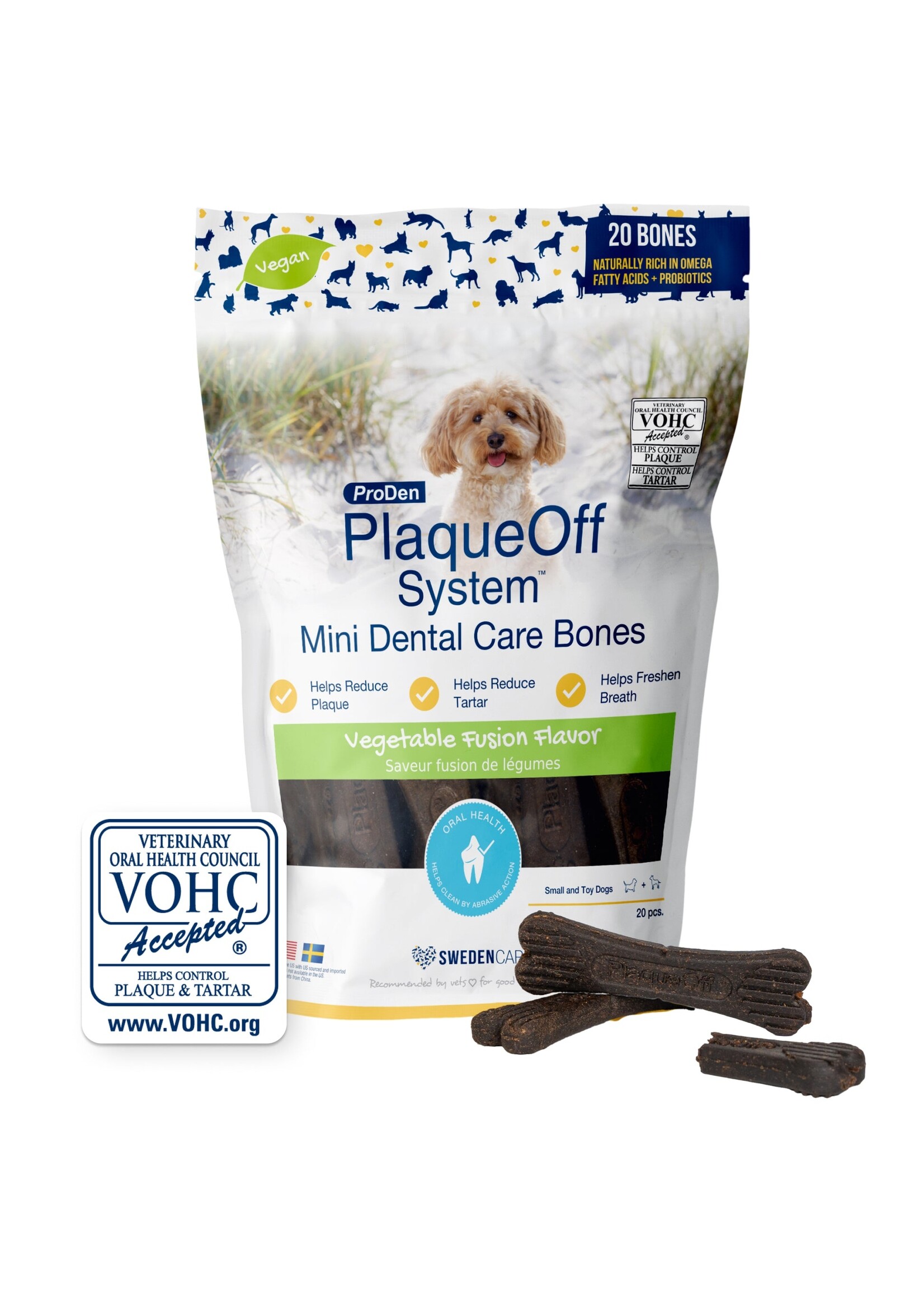 NVet Plaque Off DB Mini Veggie Fusion 20 ct.