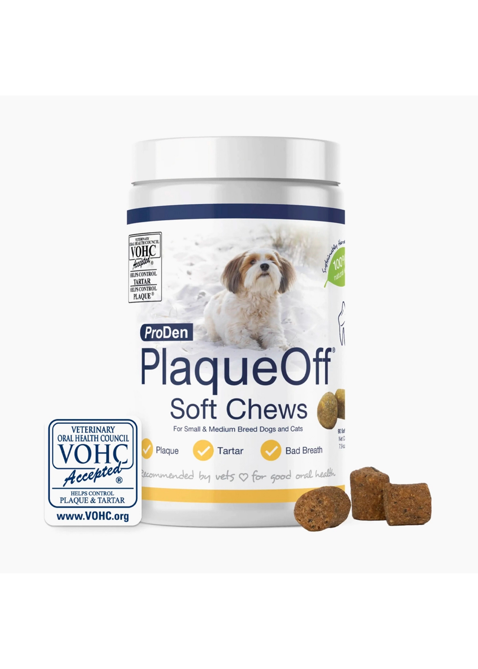 NVet Plaque Off Sm/Md Dog Soft Chews 90 ct.