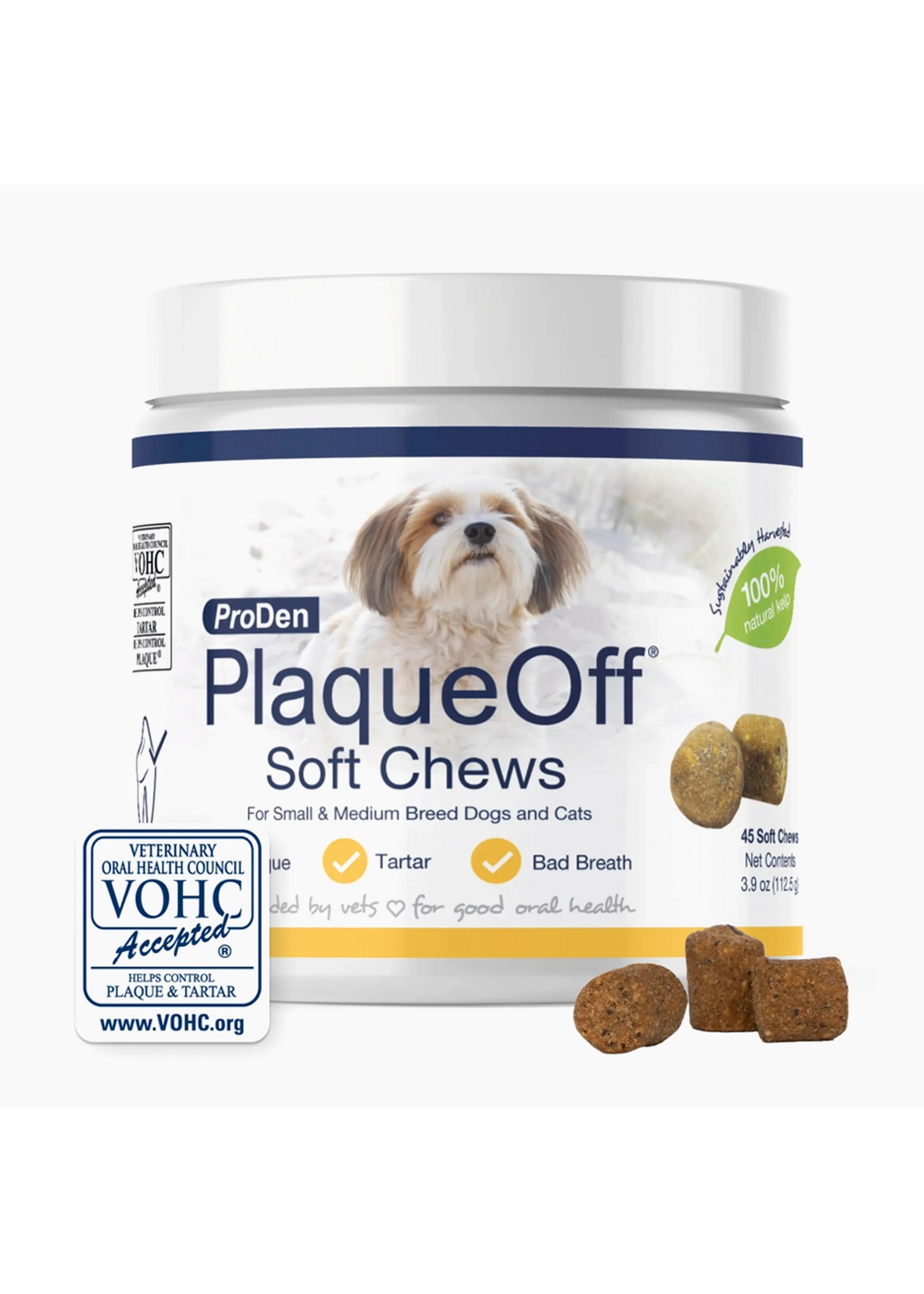 NVet Plaque Off Sm/Md Dog Soft Chew 45 ct.