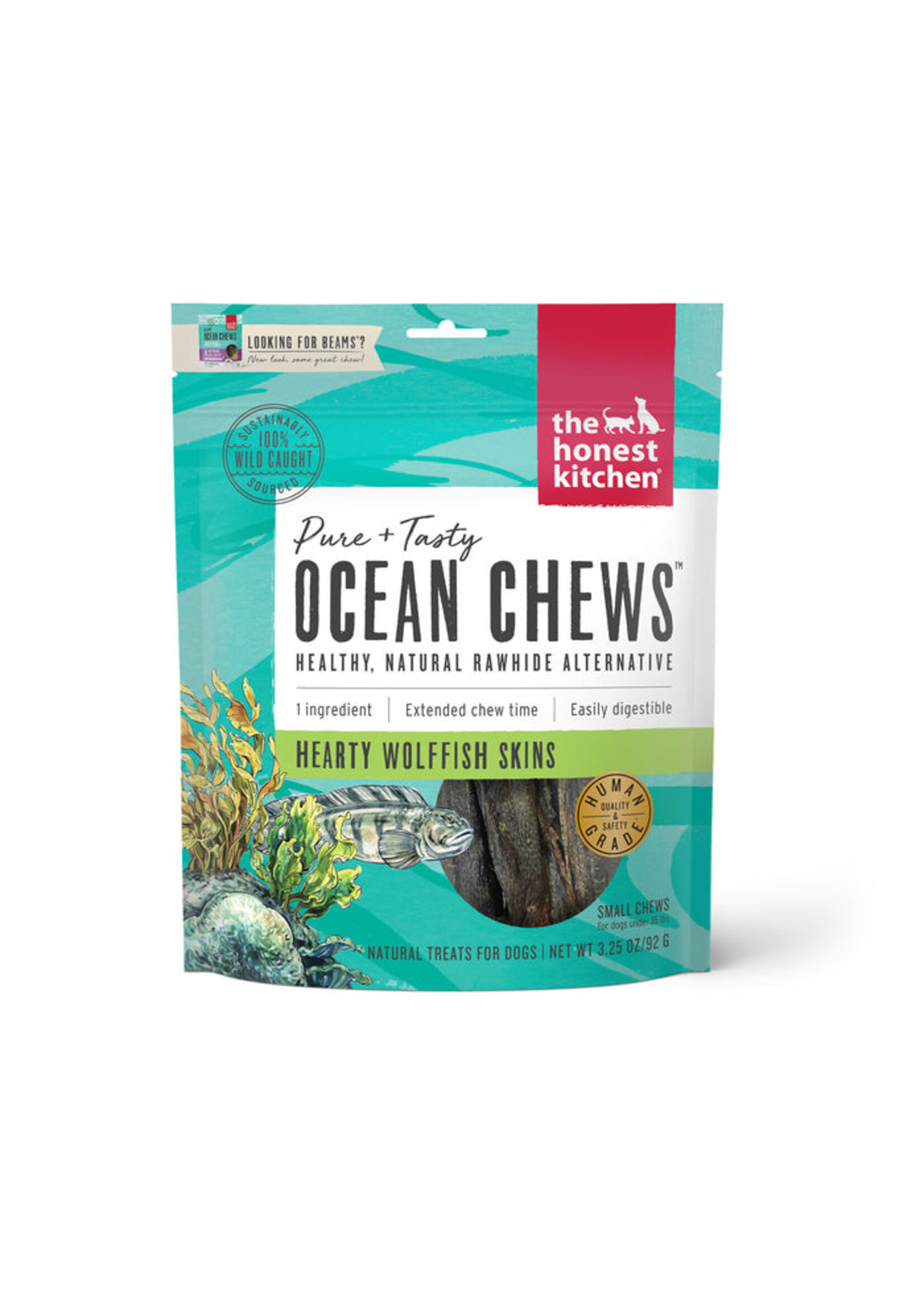 Honest Kitchen Ocean Chews Wolffish 6 oz.