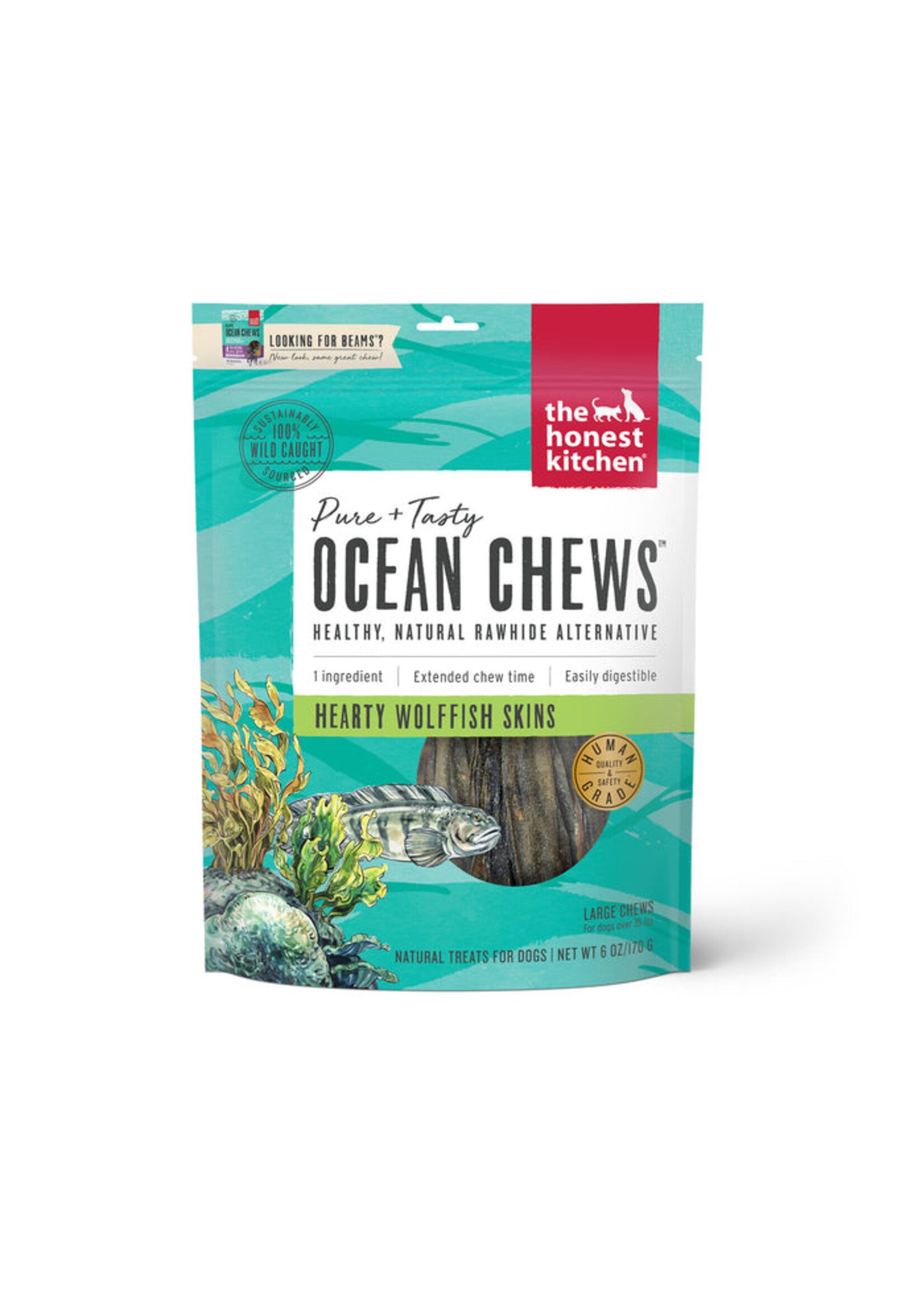 Honest Kitchen Ocean Chews Wolffish 3.25