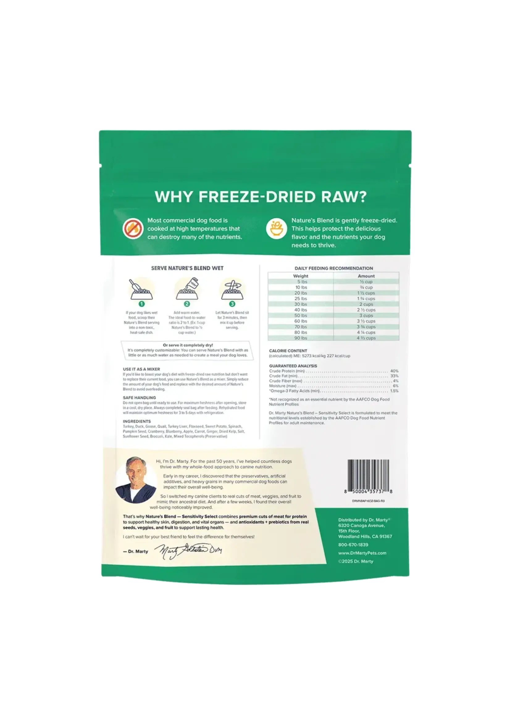 DM Nat. Blend Sensitivity Select 16 oz.