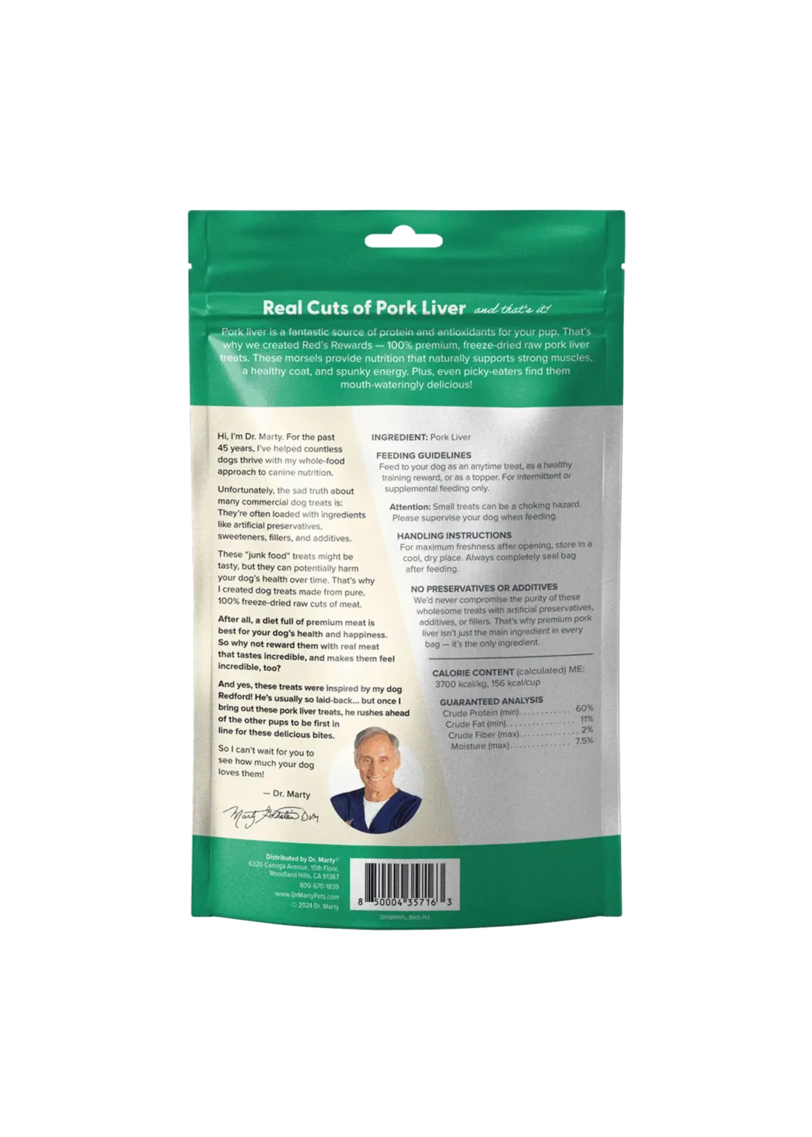 DM Red’s Rewards Pork Liver 4 oz.